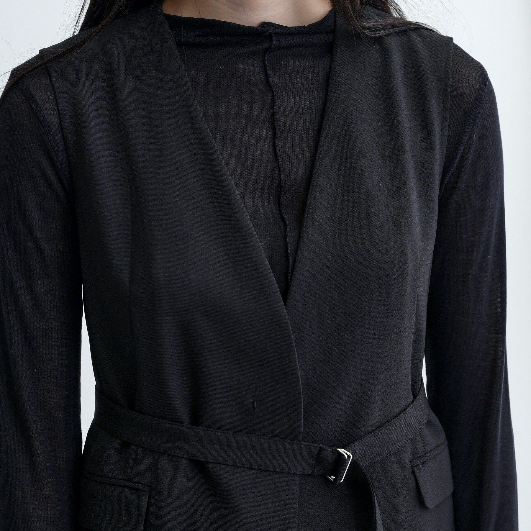 GALLEST「【セットアップ可】ナローベルテッドジレ【カセット服/オケージョン/通勤】」|ベスト・ジレ|