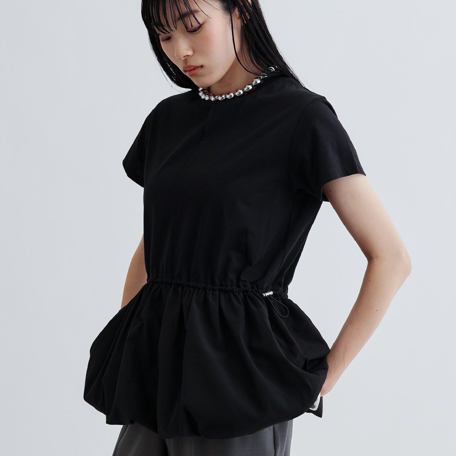 GALLEST「スピンドルペプラムカットソー」|Tシャツ・カットソー|