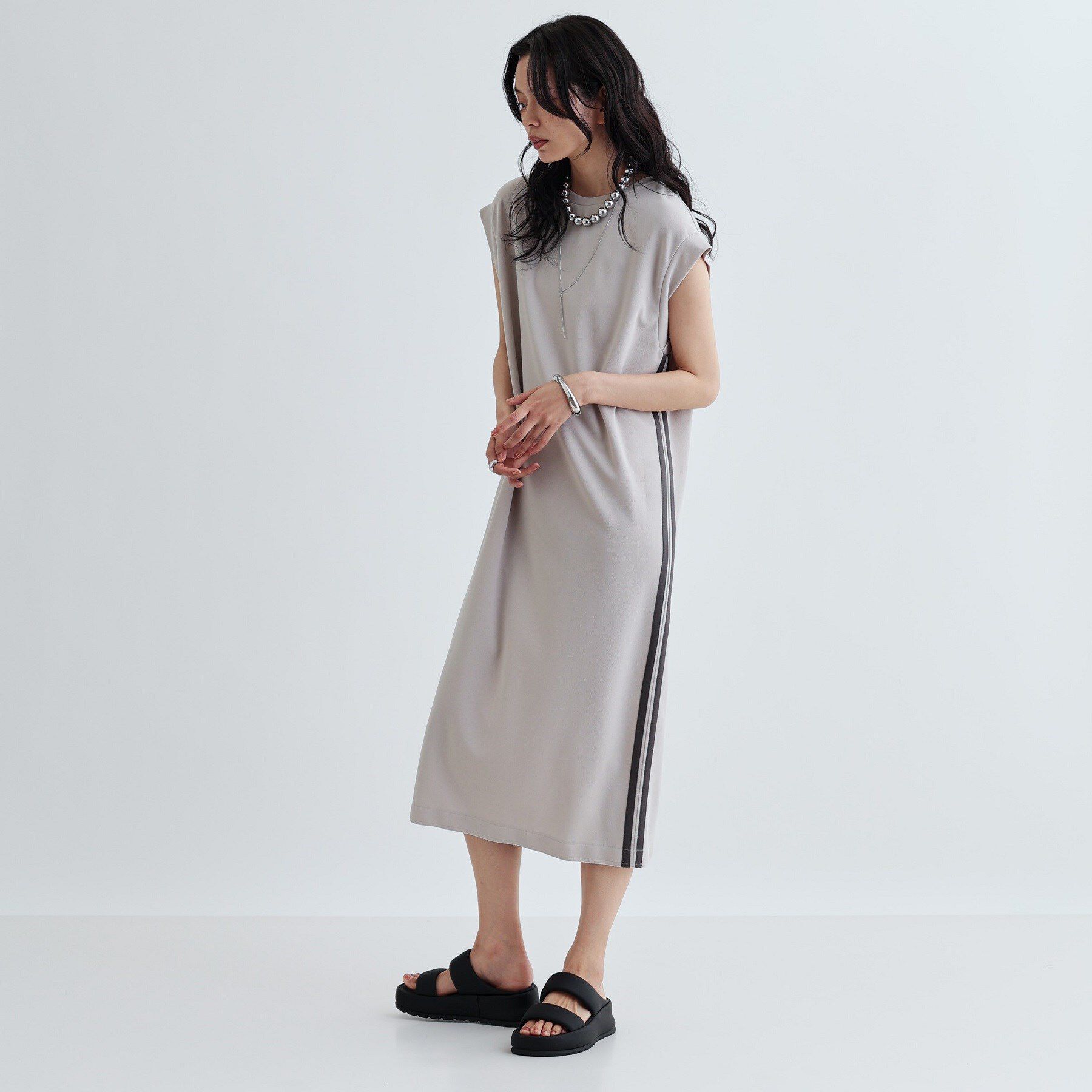 GALLEST「サイドラインジョーゼットワンピース」|ワンピース|