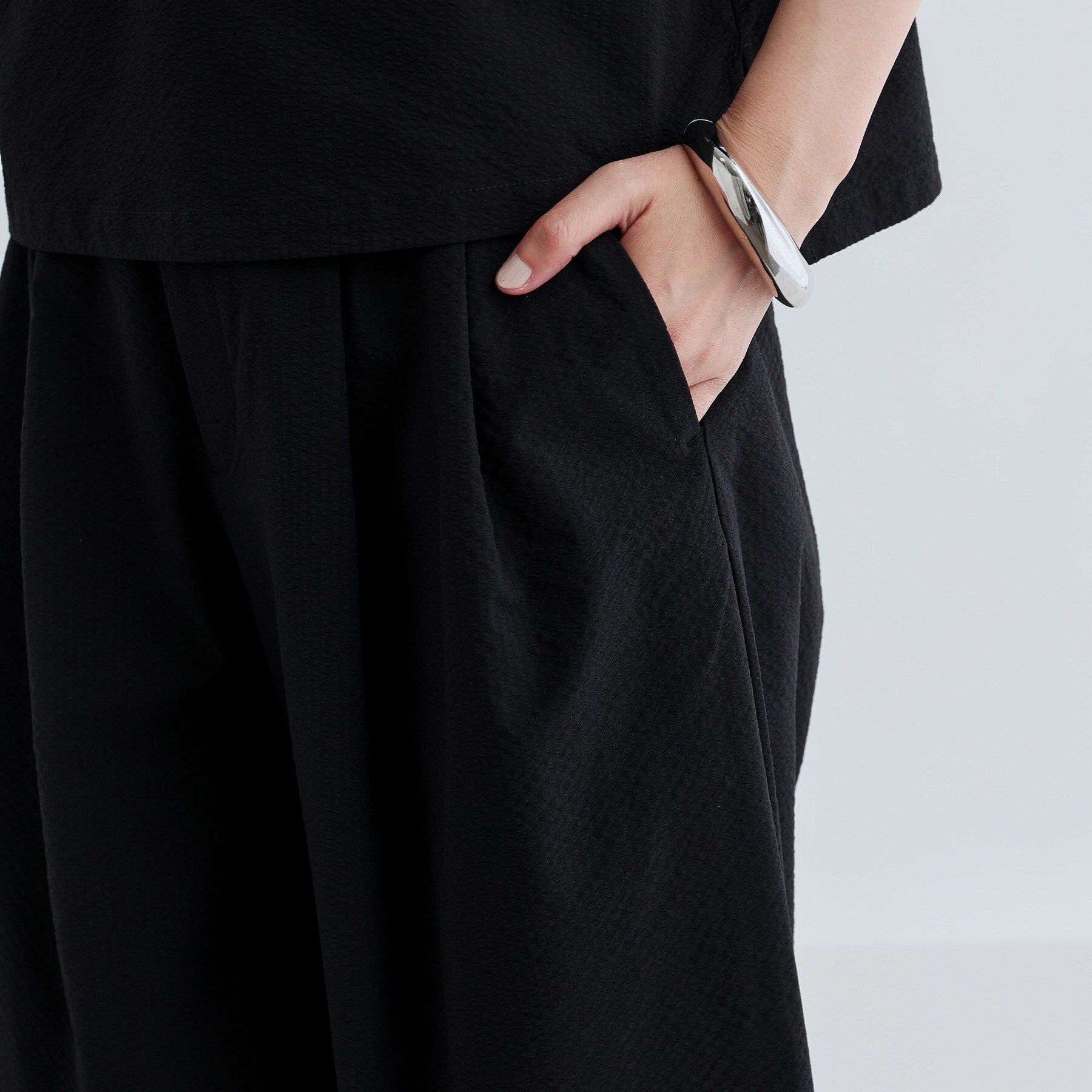 GALLEST「【セットアップ可能】ストライプサッカーワイドパンツ【洗える/カセット服】」|その他|