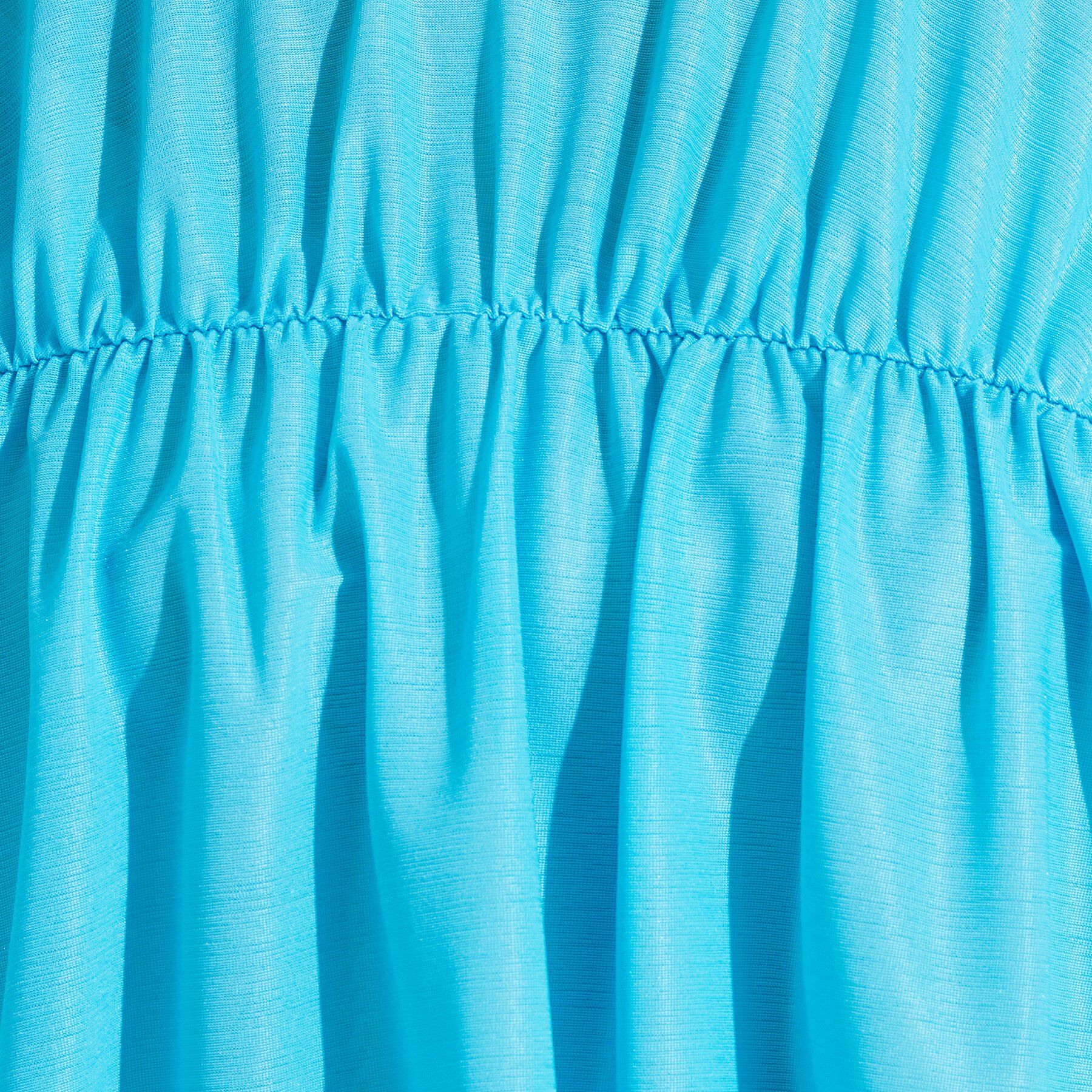 INDIVI「【洗える／体型カバー】シャーリングシアートップス」|Tシャツ・カットソー|