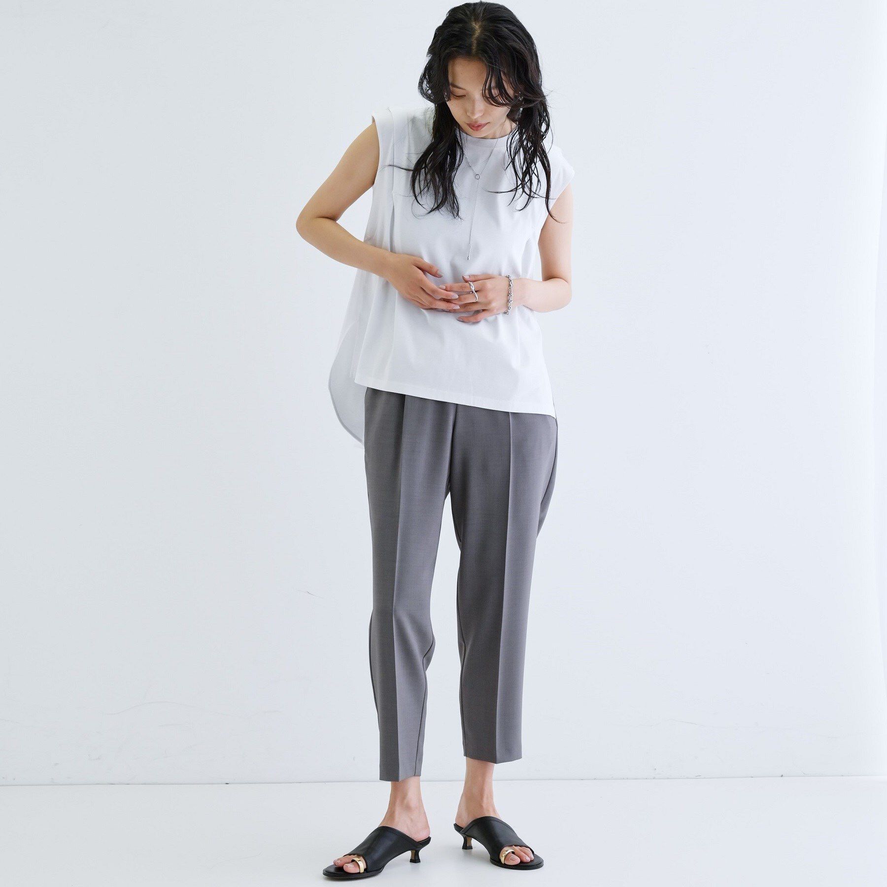 GALLEST「フィッシュテールカットソー」|Tシャツ・カットソー|