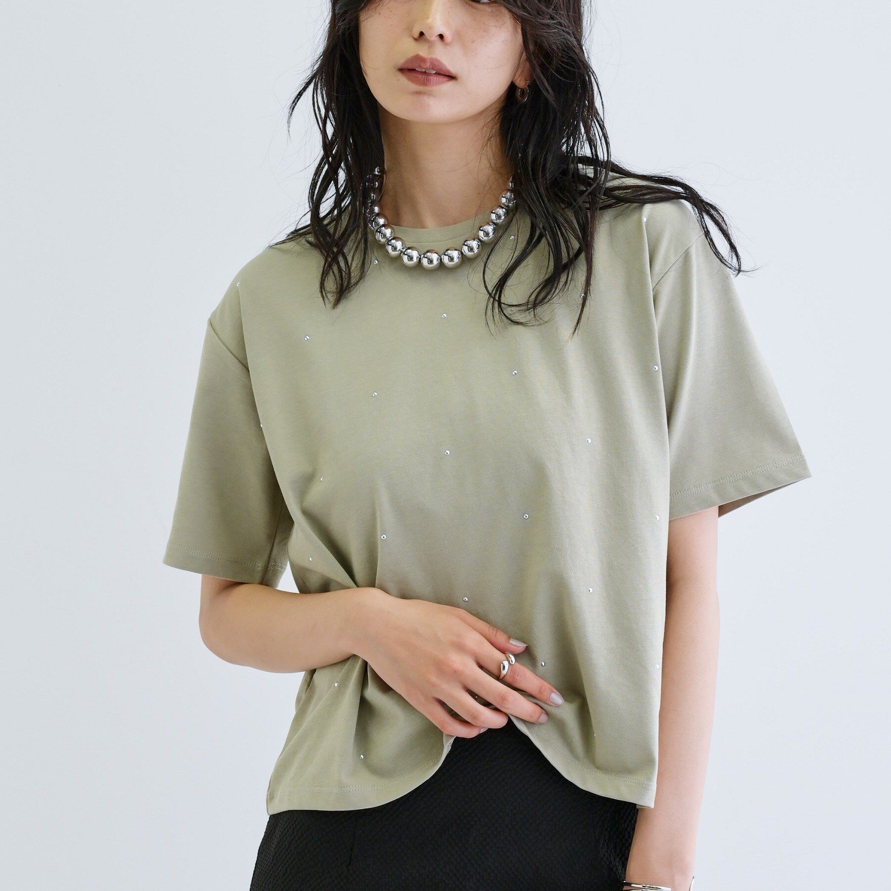 GALLEST「ドットスタッズTシャツ」|Tシャツ・カットソー|