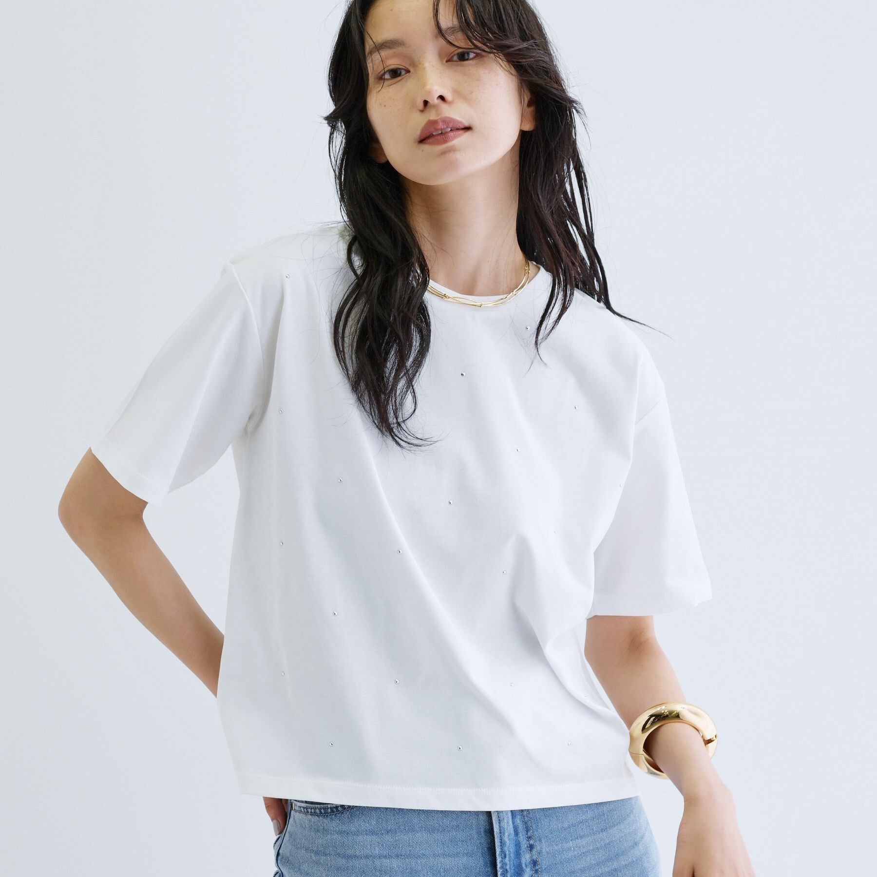 GALLEST「ドットスタッズTシャツ」|Tシャツ・カットソー|