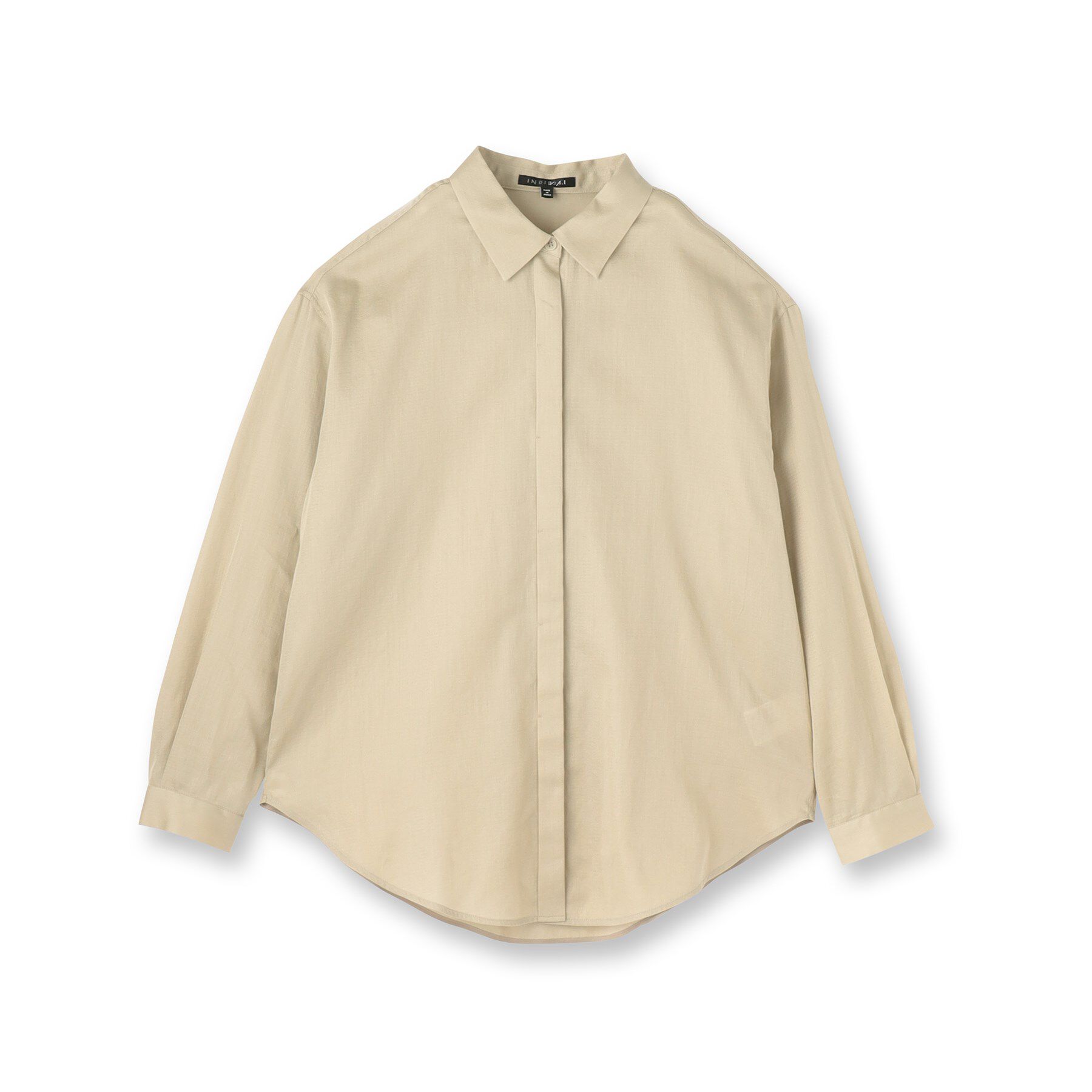 INDIVI「【日本製／SETUP可能】ガーゼ素材ブラウス」|シャツ・ブラウス|