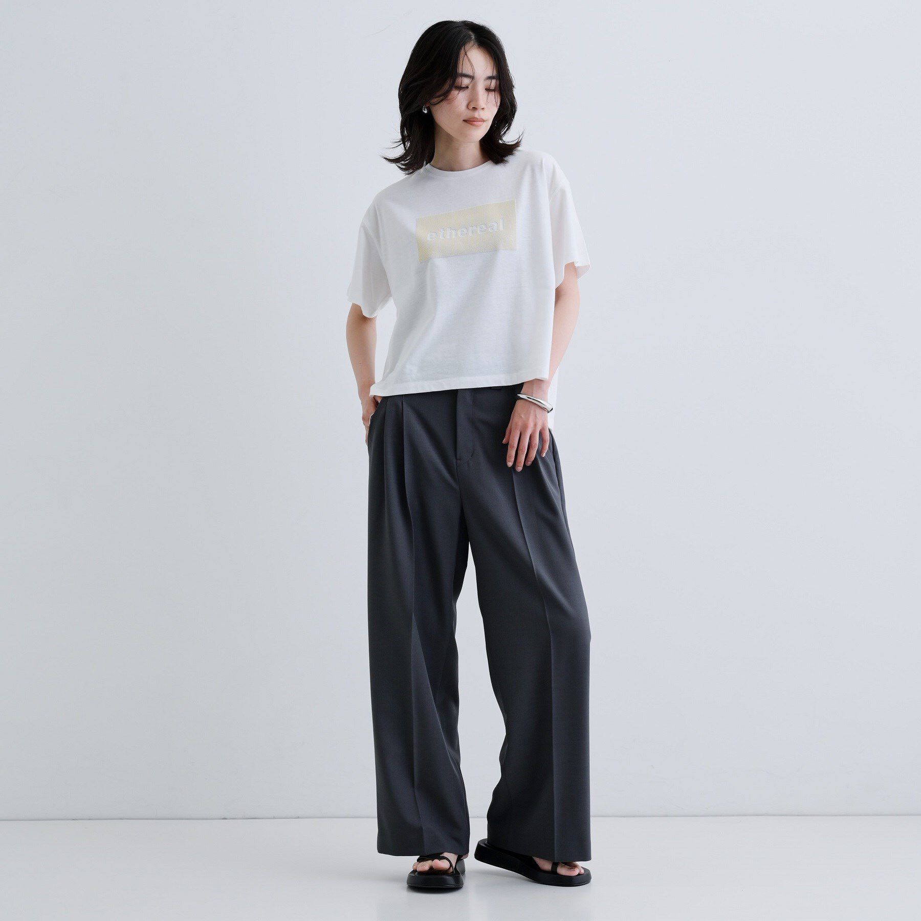 GALLEST「シリコンロゴプリントT」|Tシャツ・カットソー|