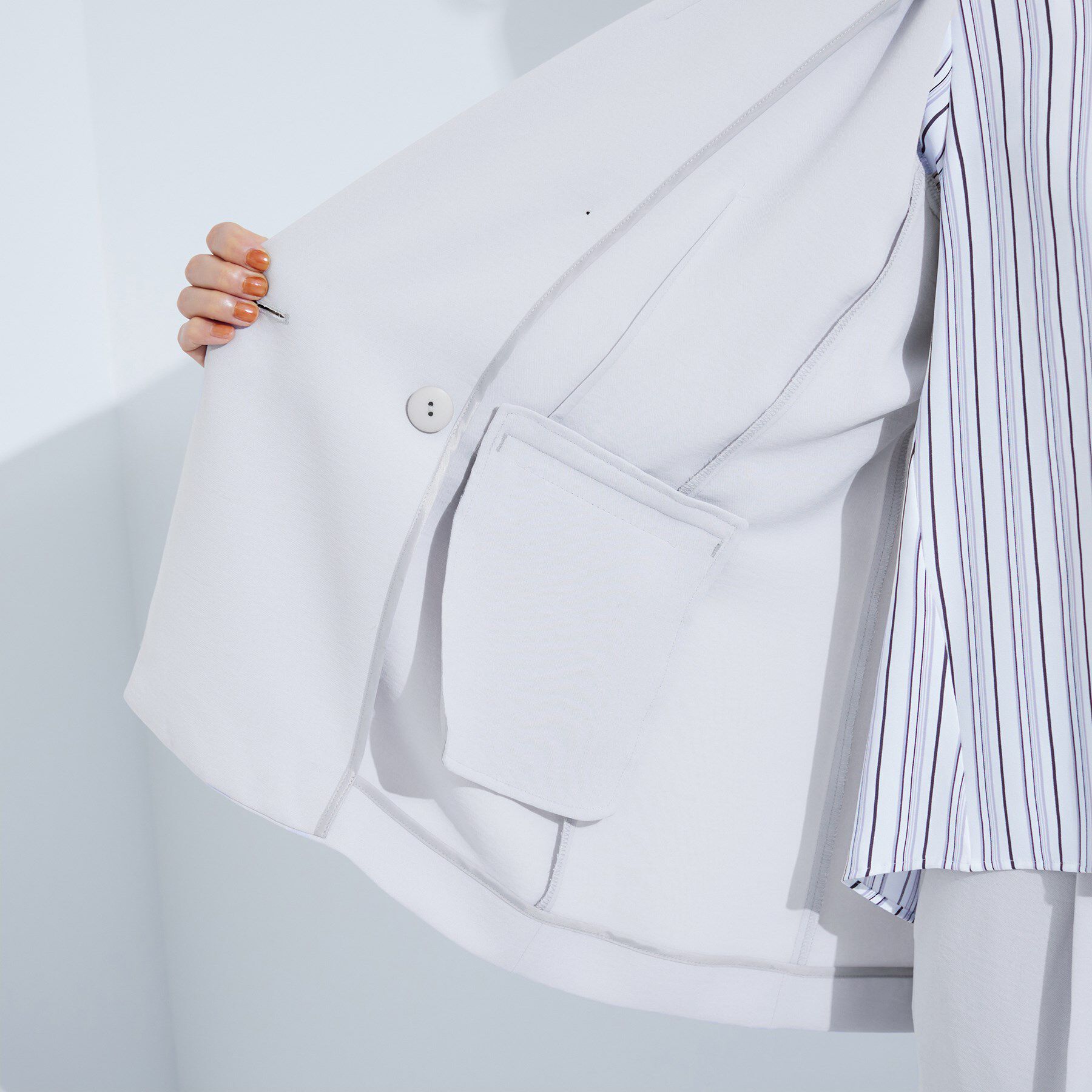 INDIVI「【着る日傘／遮熱／UVケア】ダブルジャケット」|テーラードジャケット|