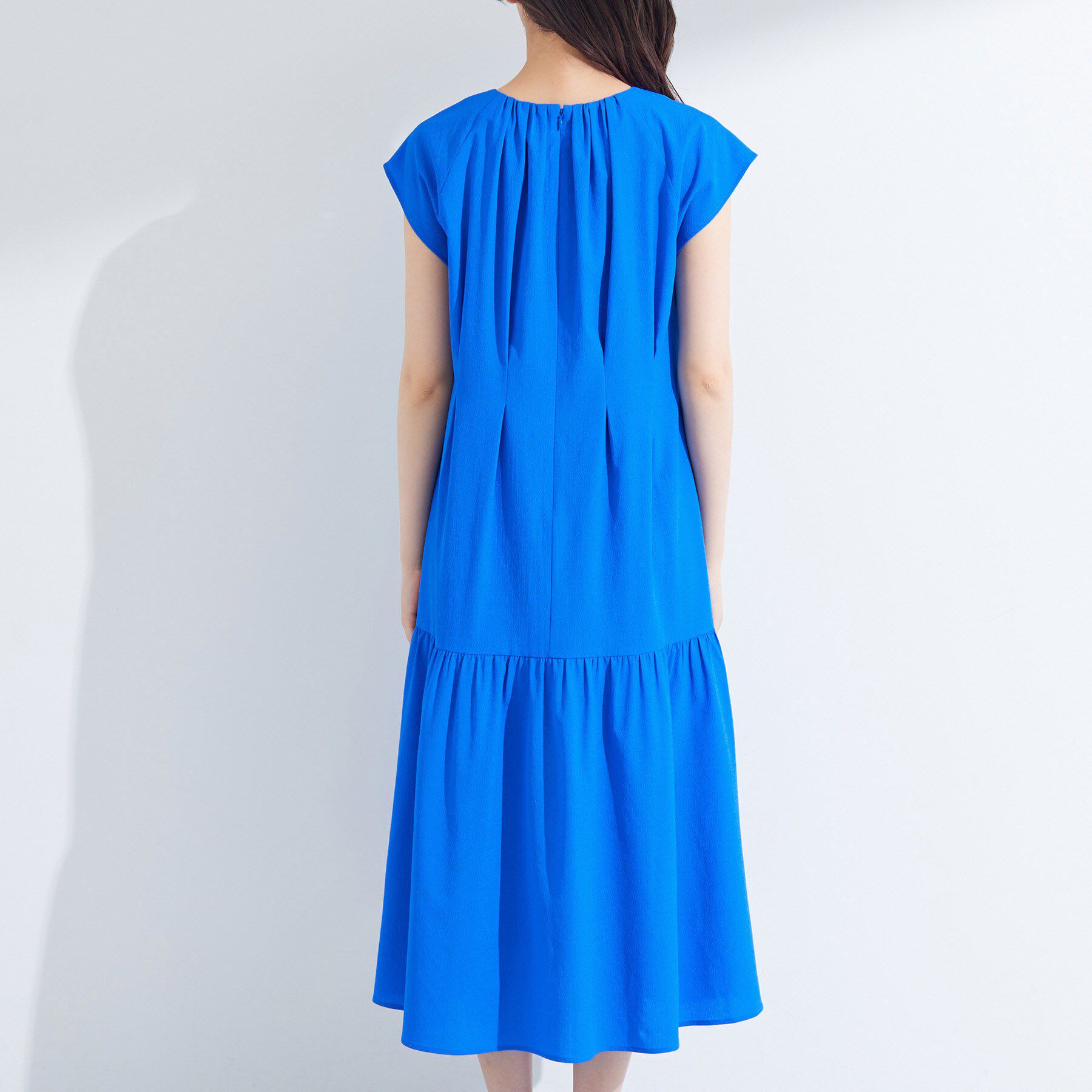 INDIVI「【1枚でコーデ完成！】タックワンピース」|ワンピース|