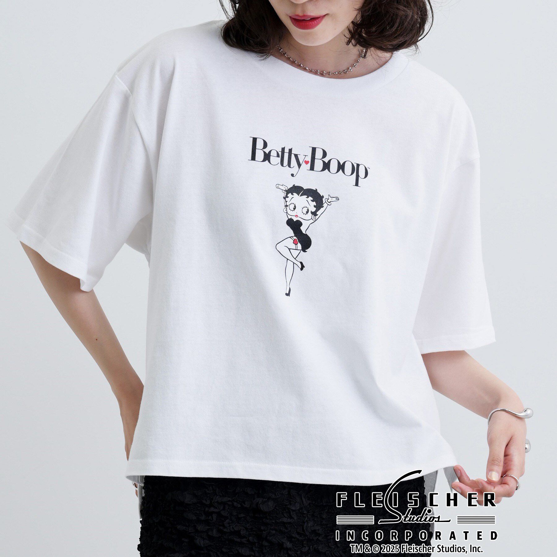 GALLEST「【Betty Boop(TM)】センタープリントワイドTシャツ」|Tシャツ・カットソー|