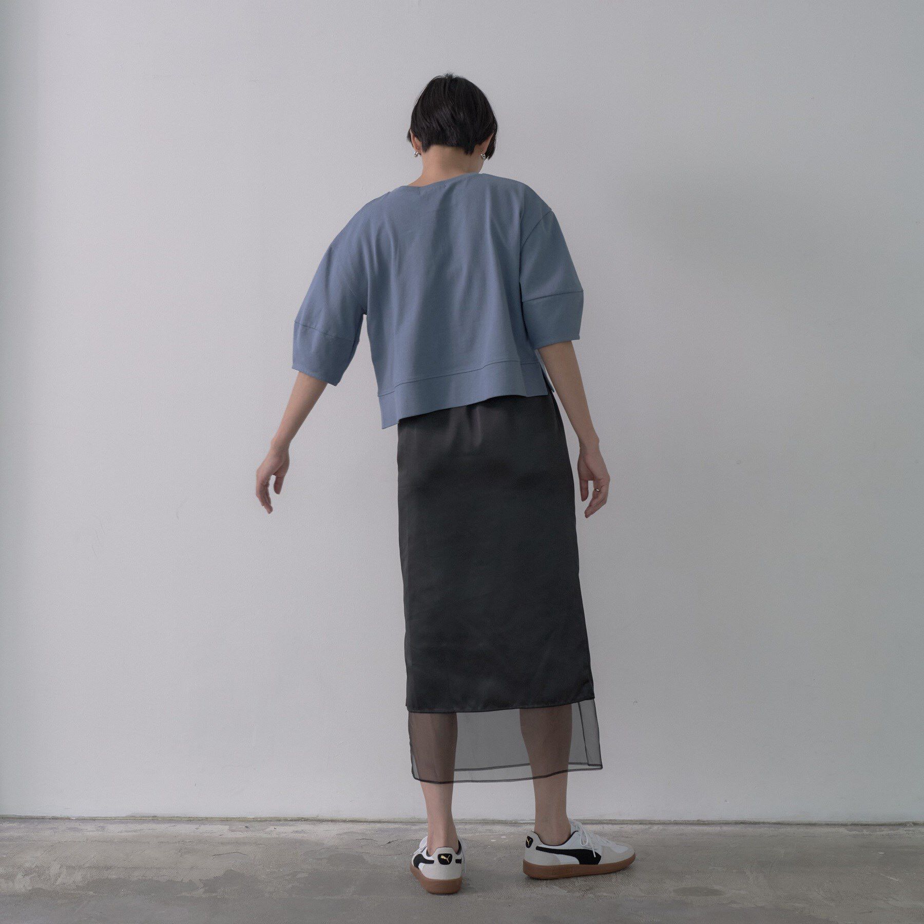 GALLEST「フォルムスリーブカットソー」|Tシャツ・カットソー|