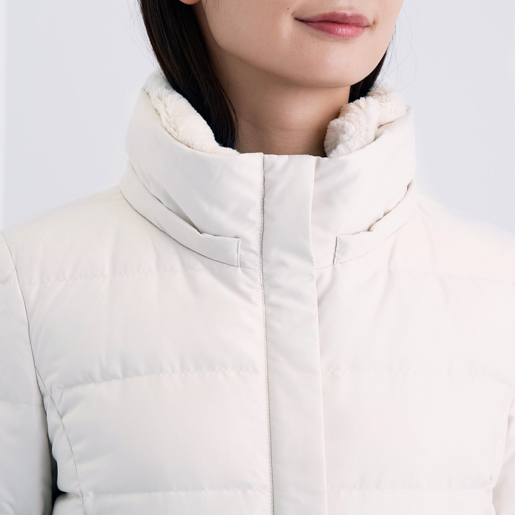 INDIVI「【名品／撥水／抗菌防臭】ショート丈リサイクルダウンコート」|ダウン|