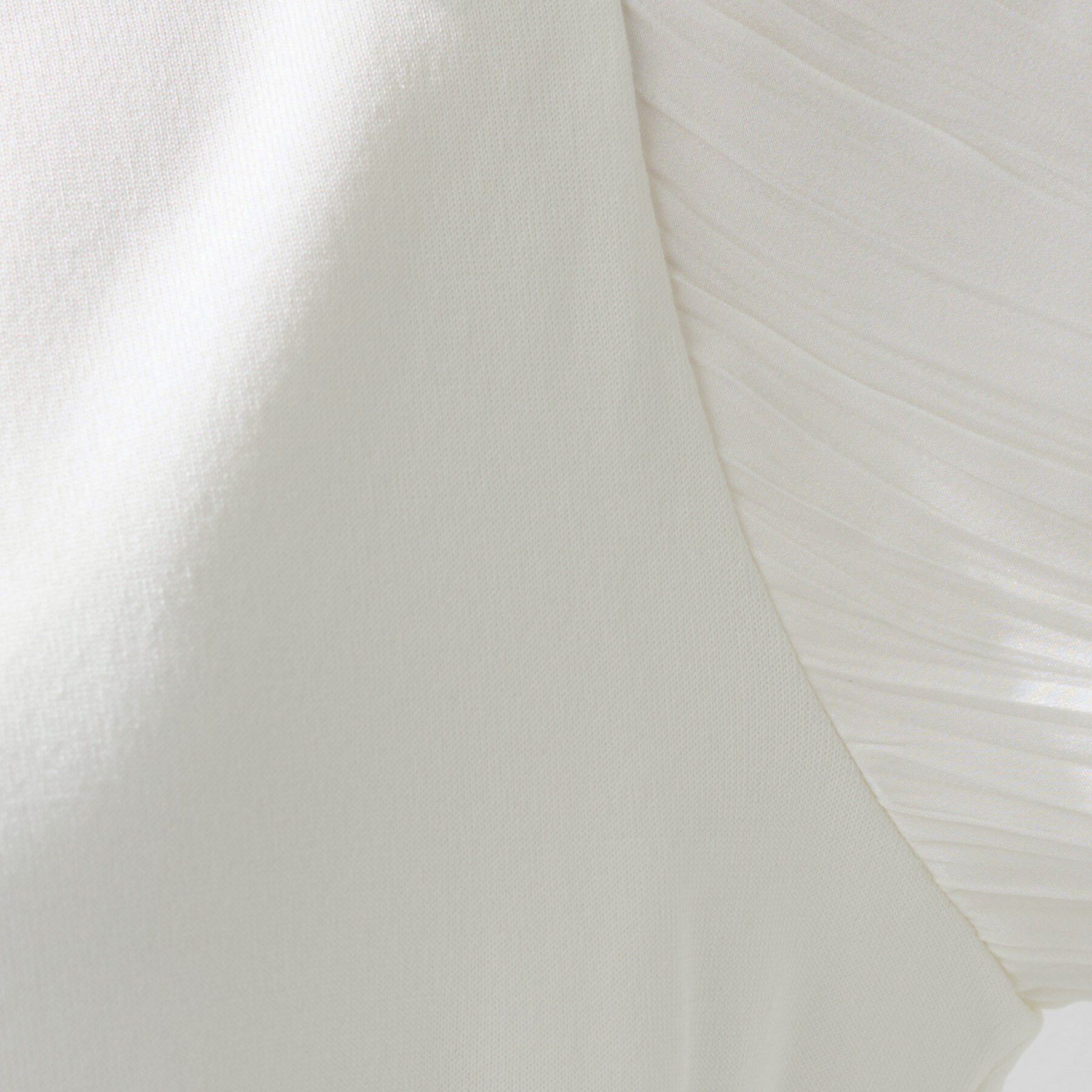 INDIVI「【洗える／華やか】袖プリーツニット」|ニット・セーター|