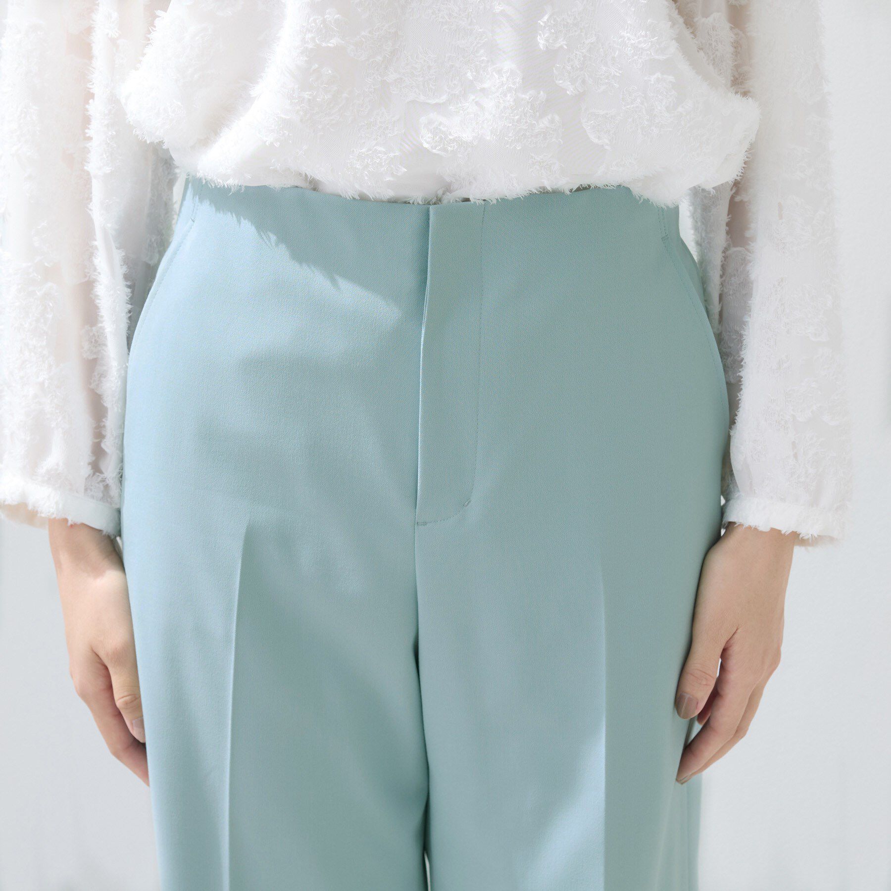 INDIVI「【新作褒められパンツ】快温ワイドパンツ」|その他|