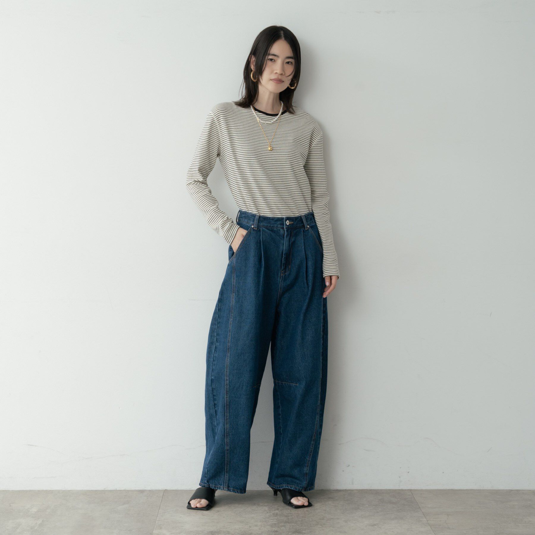 GALLEST「ボーダーカットソー」|Tシャツ・カットソー|