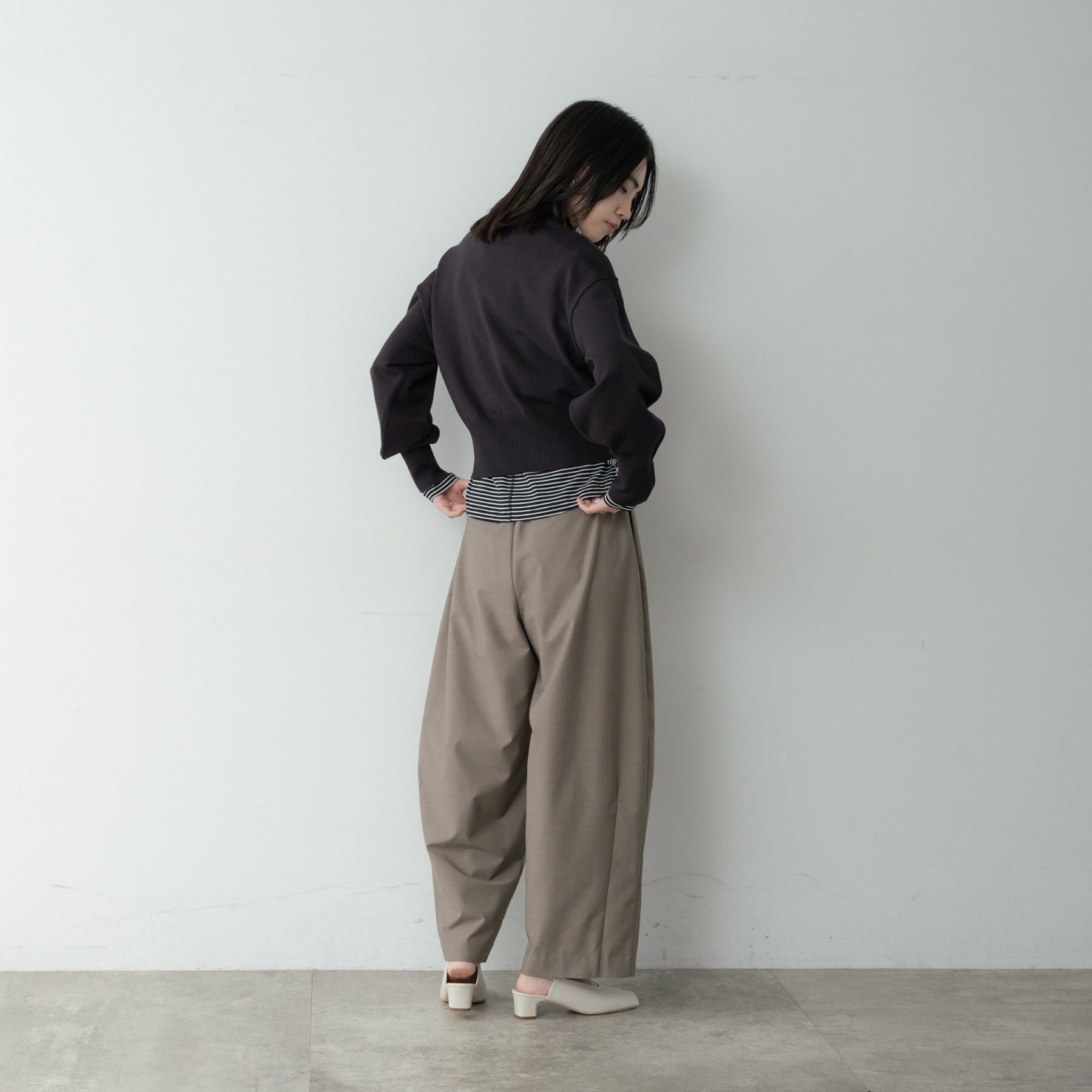 GALLEST「Timeless｜フォルムロゴニット」|ニット・セーター|