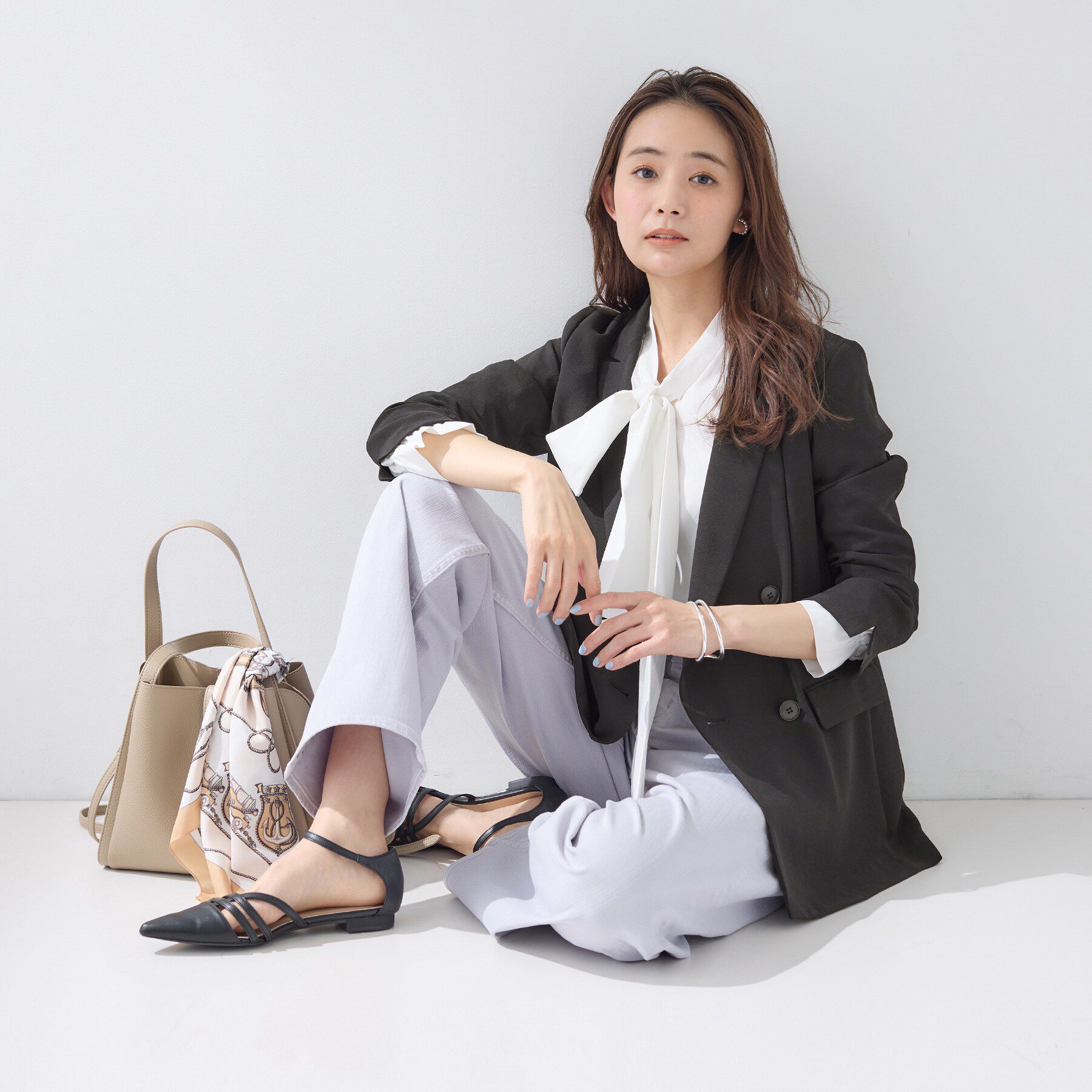 INDIVI「【洗える／多機能／SETUP可】着る日傘ダブルジャケット」|テーラードジャケット|