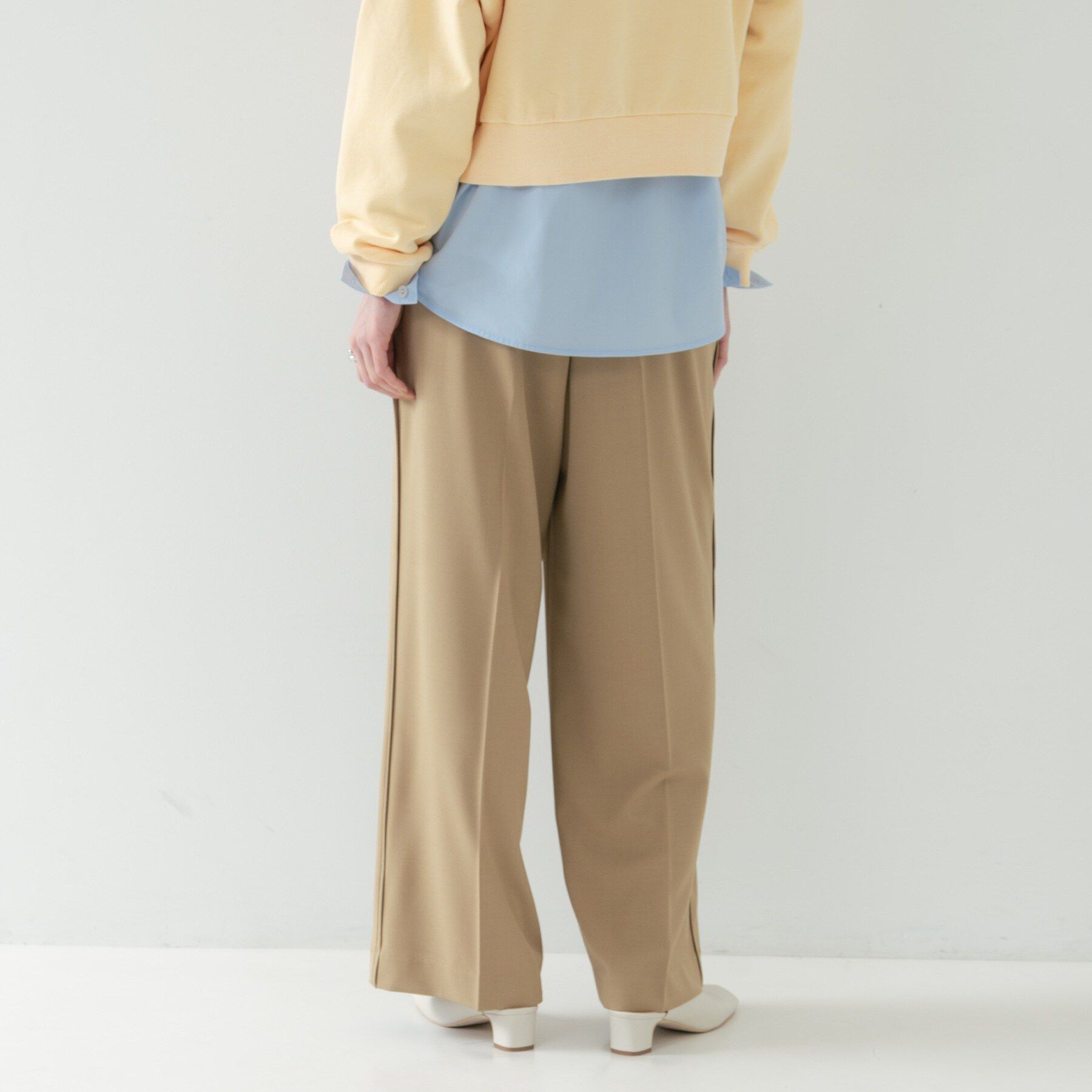 GALLEST「Comfy SET UP｜イージーストレートワイドパンツ【セットアップ対応／通勤／カセット服／接触冷」|その他|