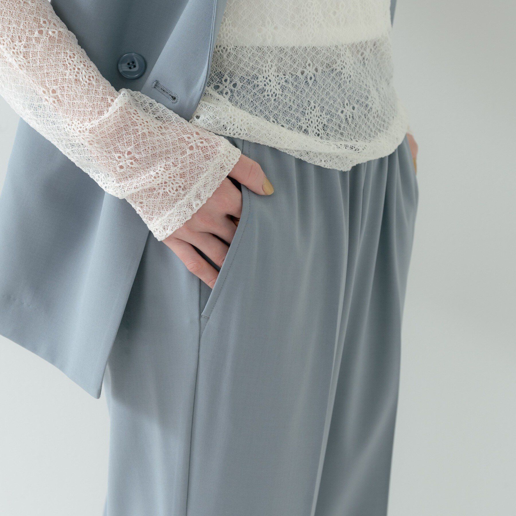 GALLEST「Comfy SET UP｜ストレートフレアパンツ【セットアップ対応／通勤／カセット服／接触冷感／UV」|その他|