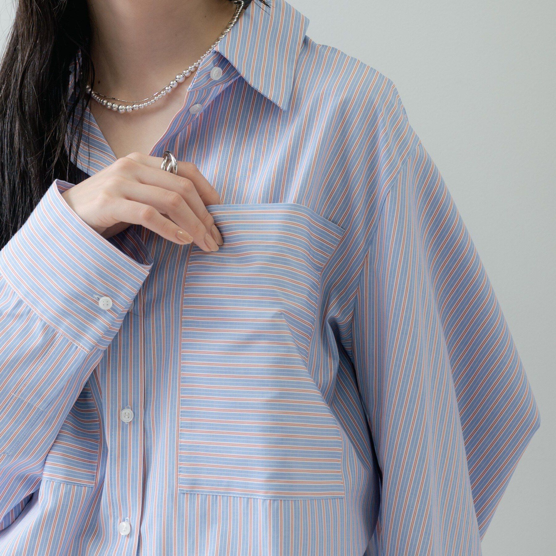 GALLEST「Timeless｜ビッグポケットフォルムシャツ」|シャツ・ブラウス|