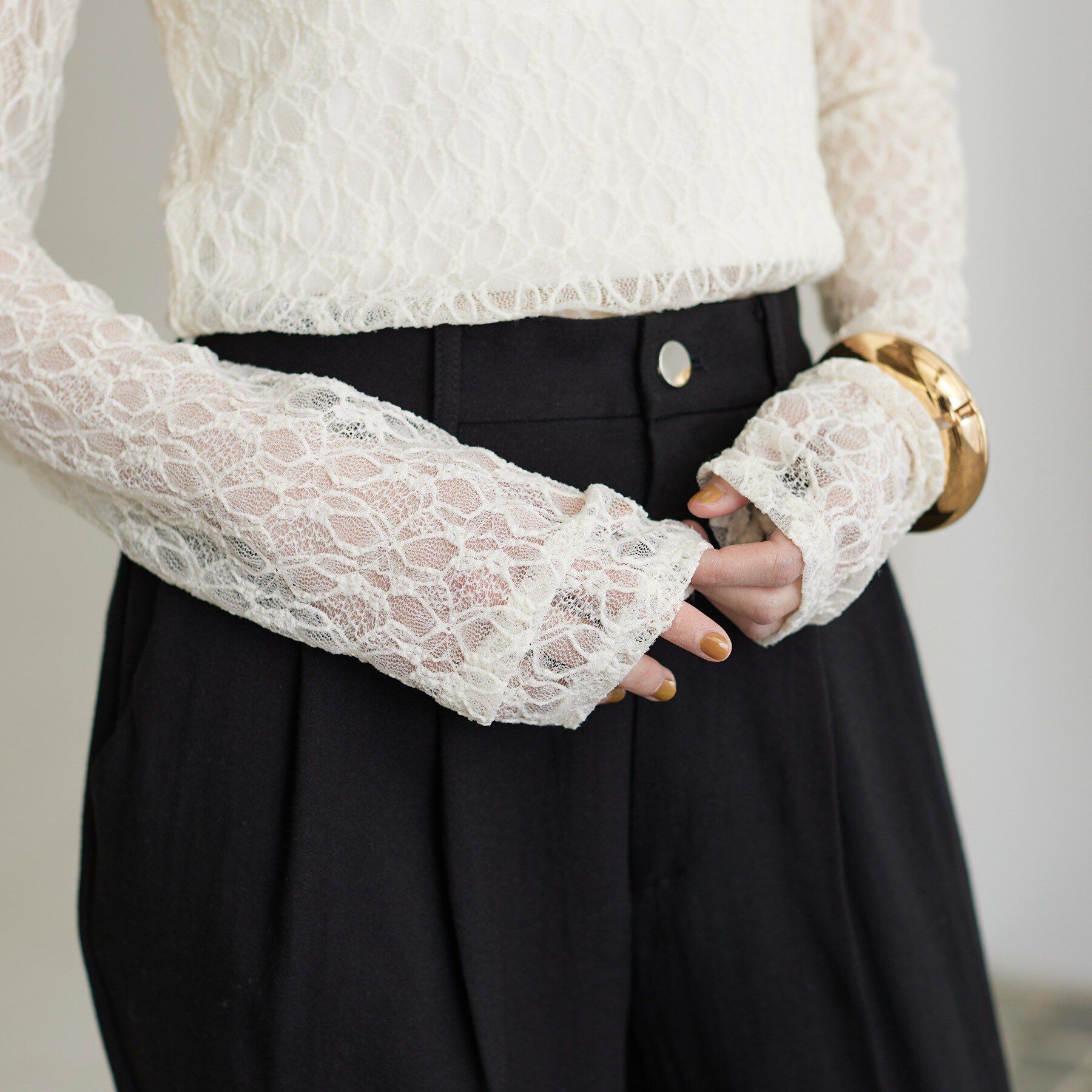 GALLEST「【一部店舗限定】バックオープンレースカットソー」|Tシャツ・カットソー|