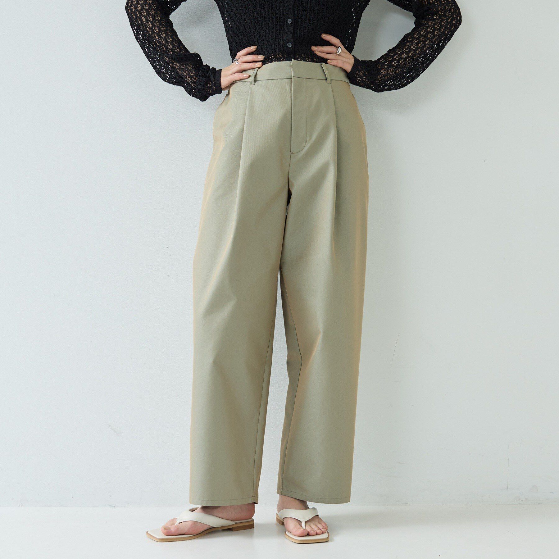 GALLEST「フロントタックチノパン」|その他|