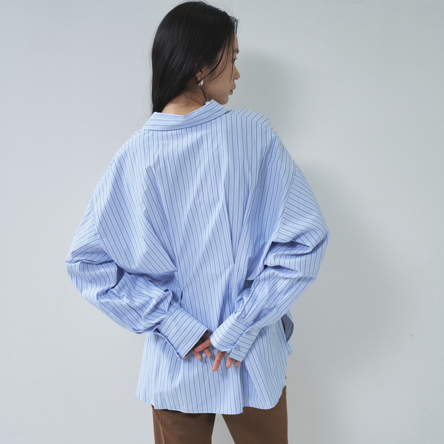 GALLEST「【一部店舗限定】ストライプタックシャツ」|シャツ・ブラウス|