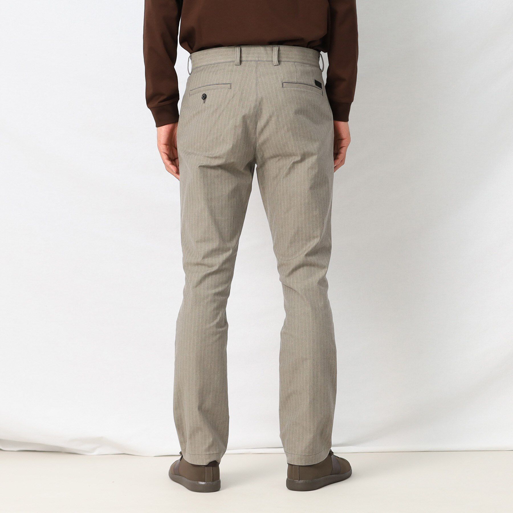 TAKEO KIKUCHI「【Made in JAPAN】播州織 ヘリンボン ストレート パンツ」|その他|