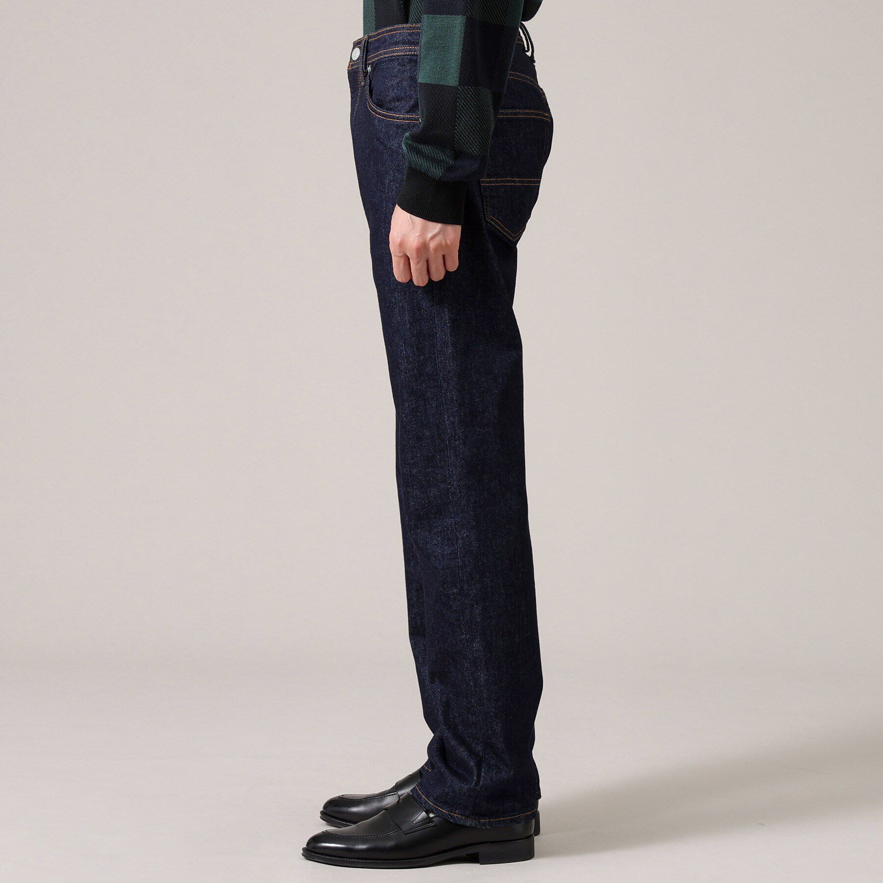 TAKEO KIKUCHI「【モンスターストレッチ】日本製 ワンウォッシュ デニムパンツ」|デニム|