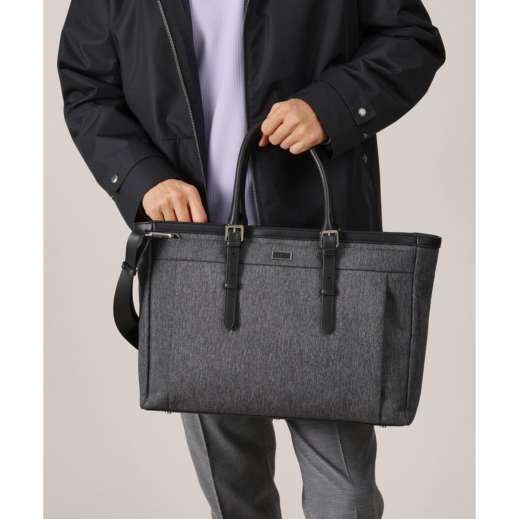 TAKEO KIKUCHI「ヘアラインスリム 横型トートバッグ」|トートバッグ|