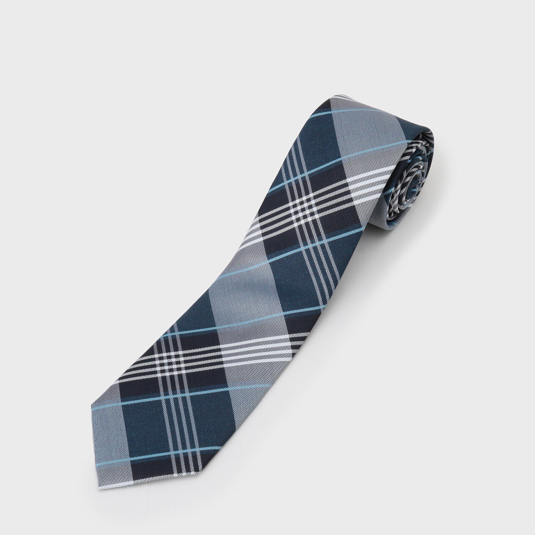 TAKEO KIKUCHI「ブリティッシュチェック　シルクネクタイ」|ネクタイ・蝶ネクタイ|グリーン(222)