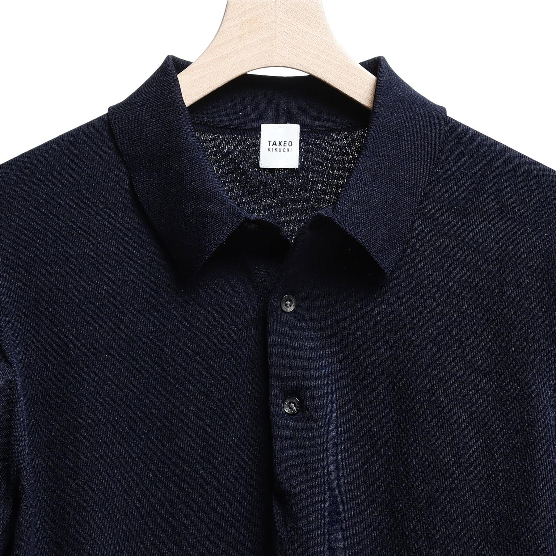 TAKEO KIKUCHI「テーラードニット ポロシャツ」|ポロシャツ|