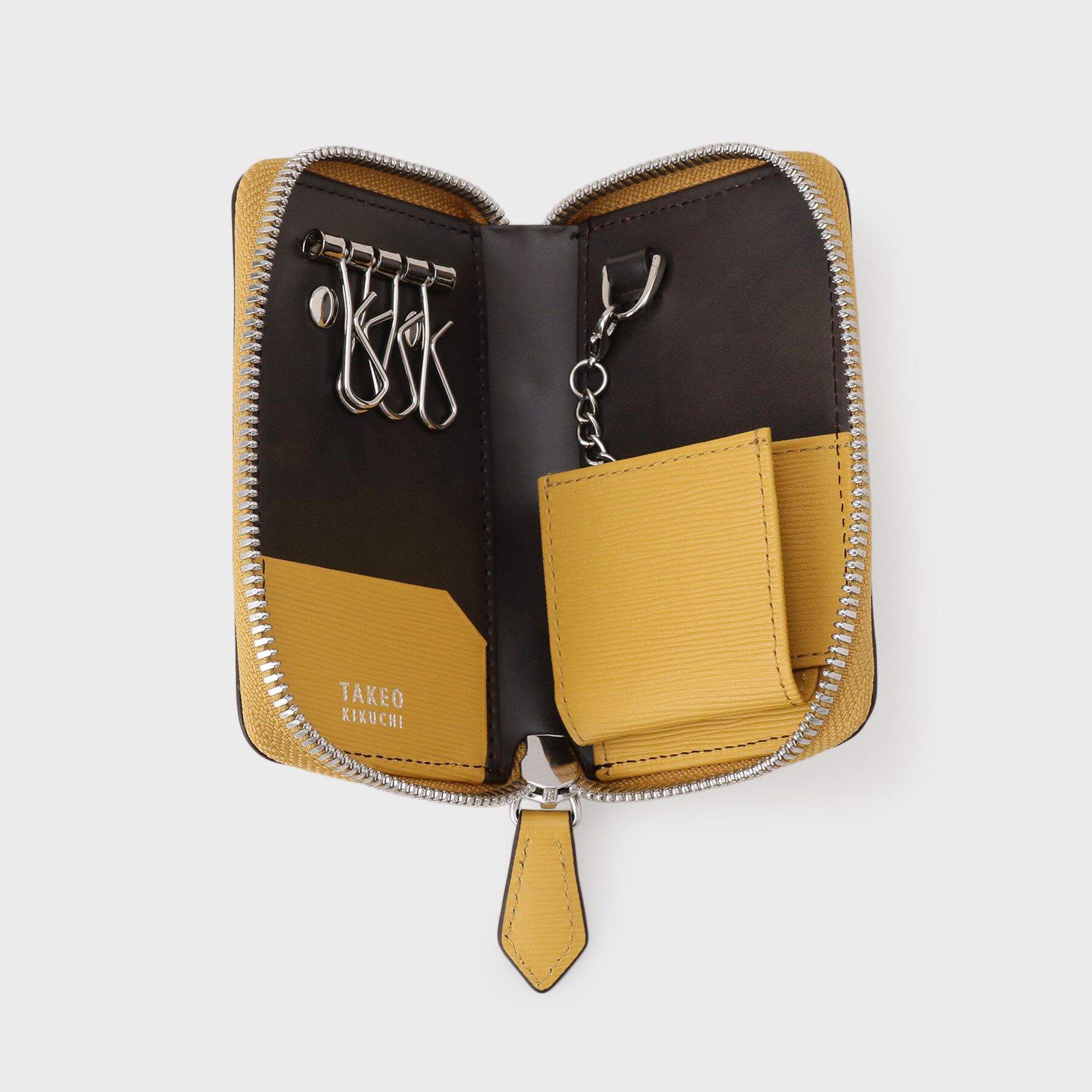 TAKEO KIKUCHI「【NEW　レザーリップルシリーズ】 スマートキーケース」|キーケース|
