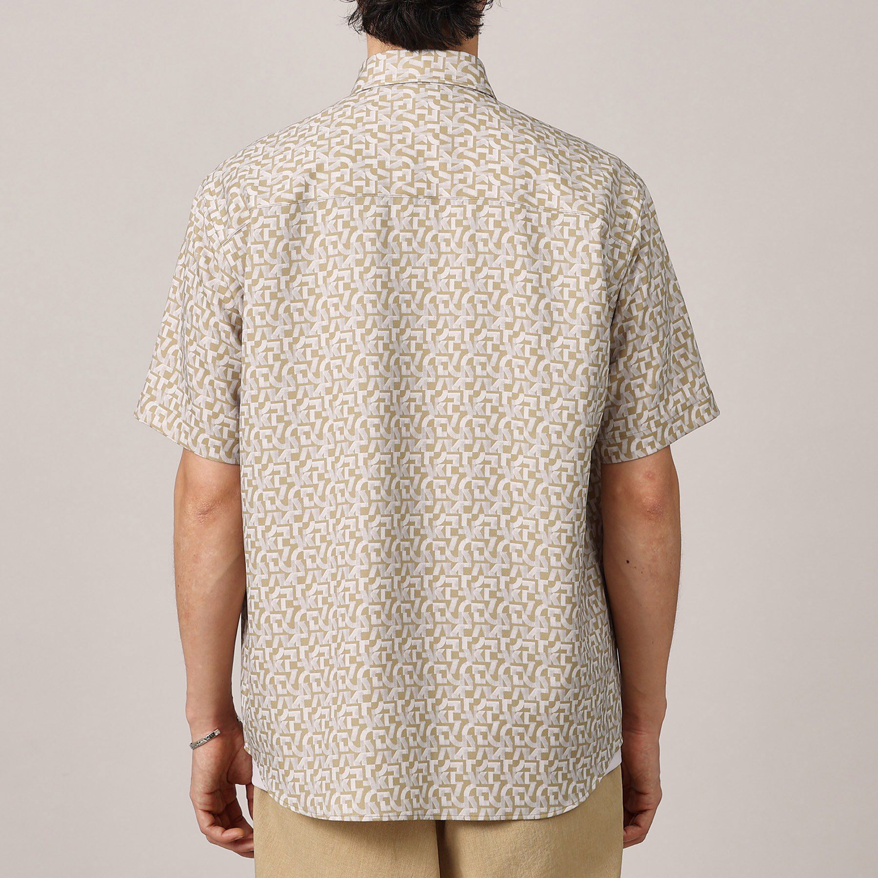 TAKEO KIKUCHI「マイクロパズル柄 半袖シャツ」|シャツ・ブラウス|