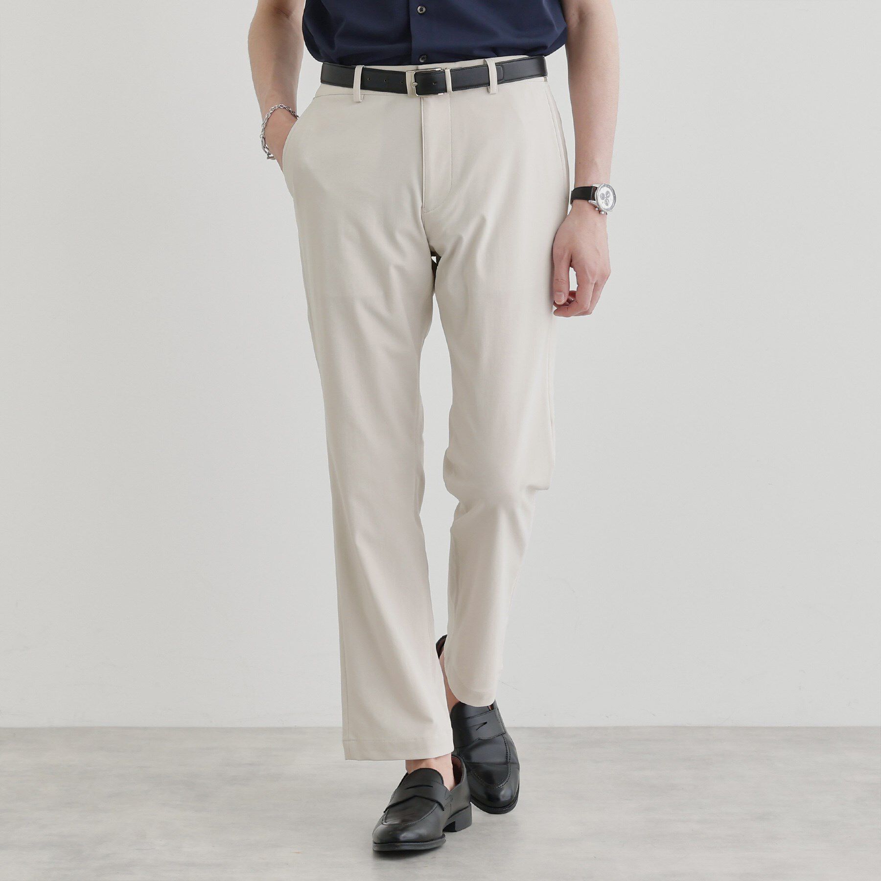 TAKEO KIKUCHI「サイドゴアウエスト ストレートパンツ」|その他|