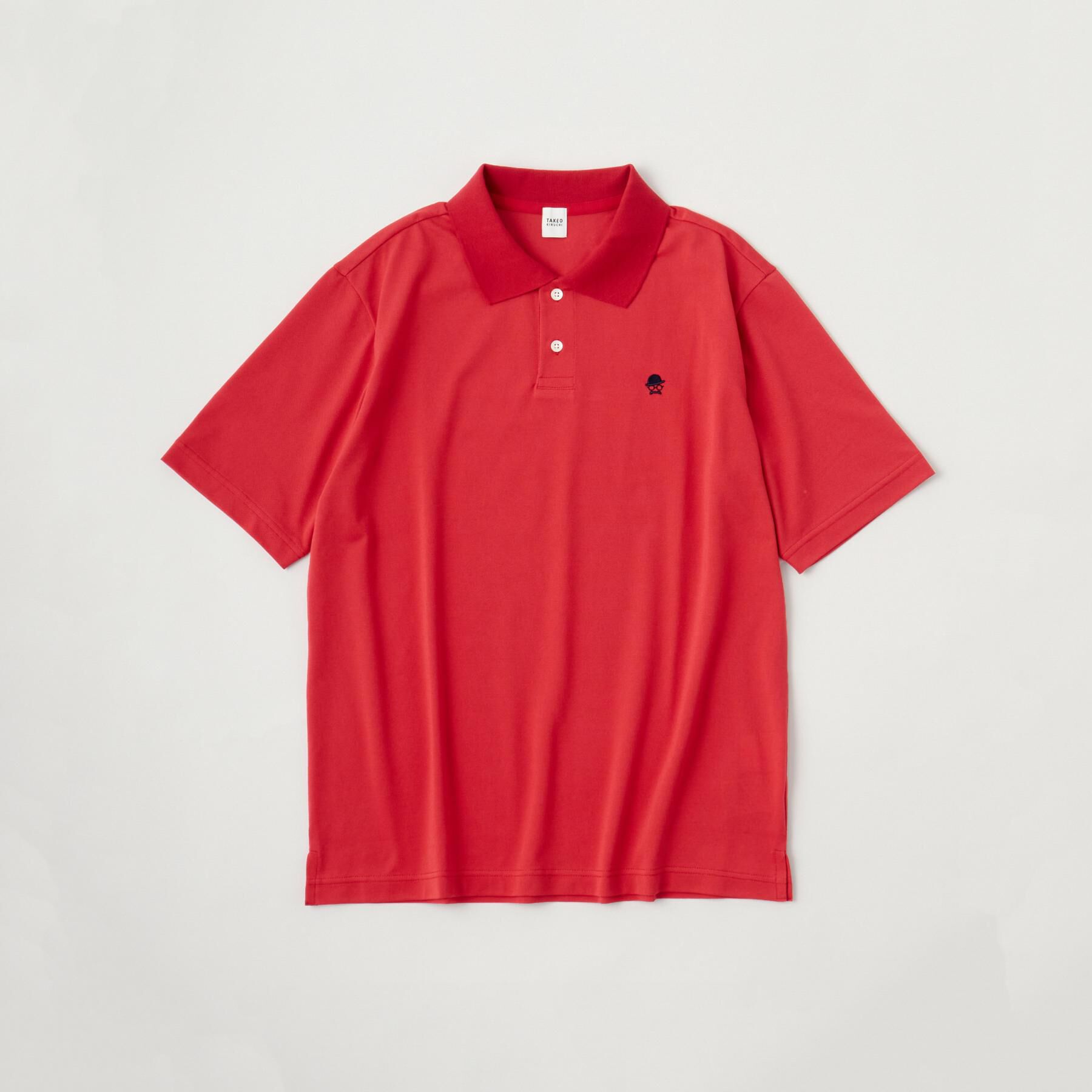 TAKEO KIKUCHI「【LIMITED】ジェントルマンヘッド ワンポイントポロシャツ」|ポロシャツ|レッド(062)