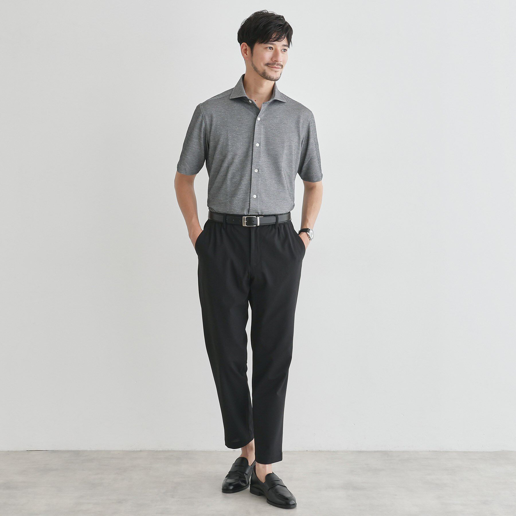 TAKEO KIKUCHI「【LIMITED】吸水速乾セットアップ／背抜きジャケット＆イージーパンツ」|スーツ|