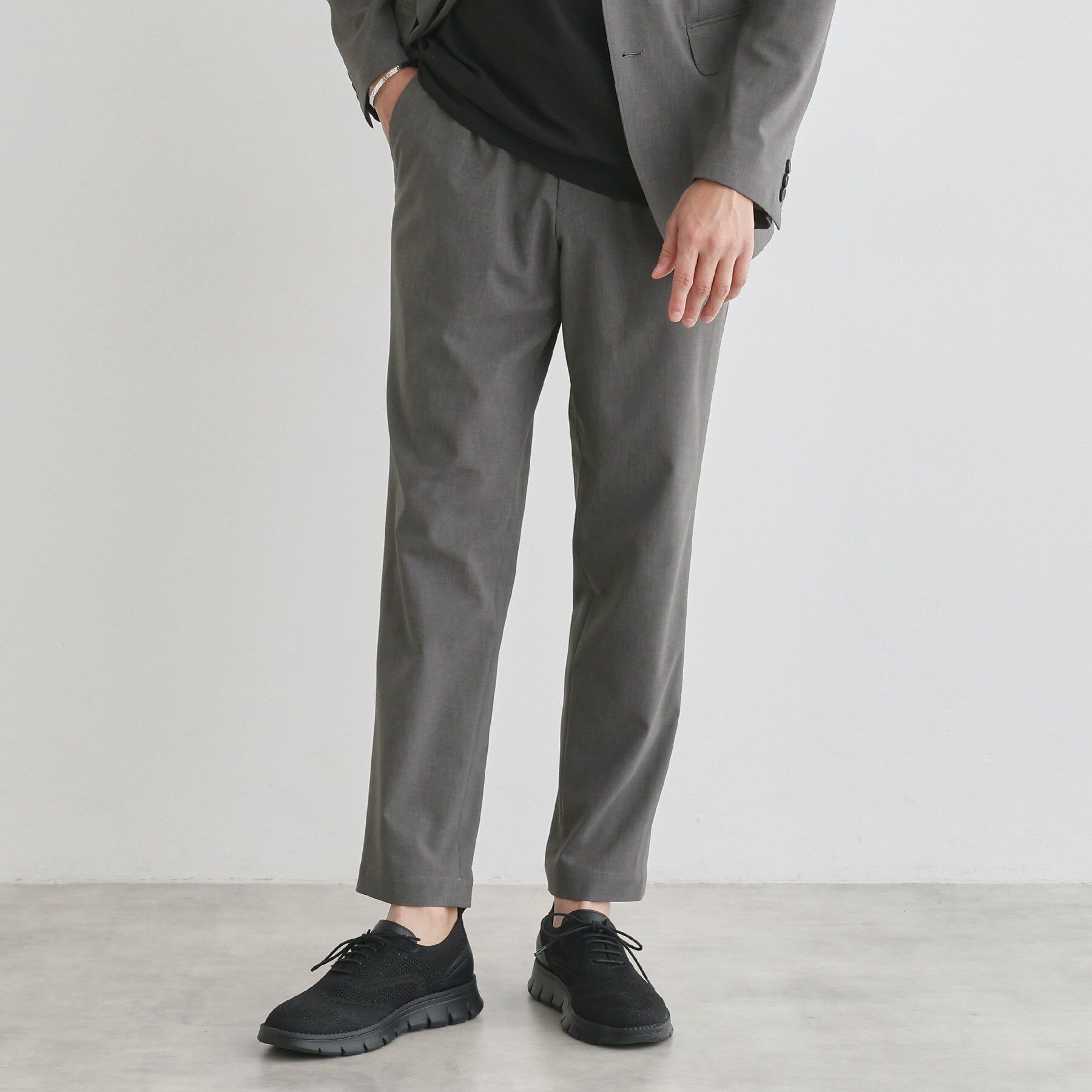 TAKEO KIKUCHI「【LIMITED】吸水速乾セットアップ／背抜きジャケット＆イージーパンツ」|スーツ|