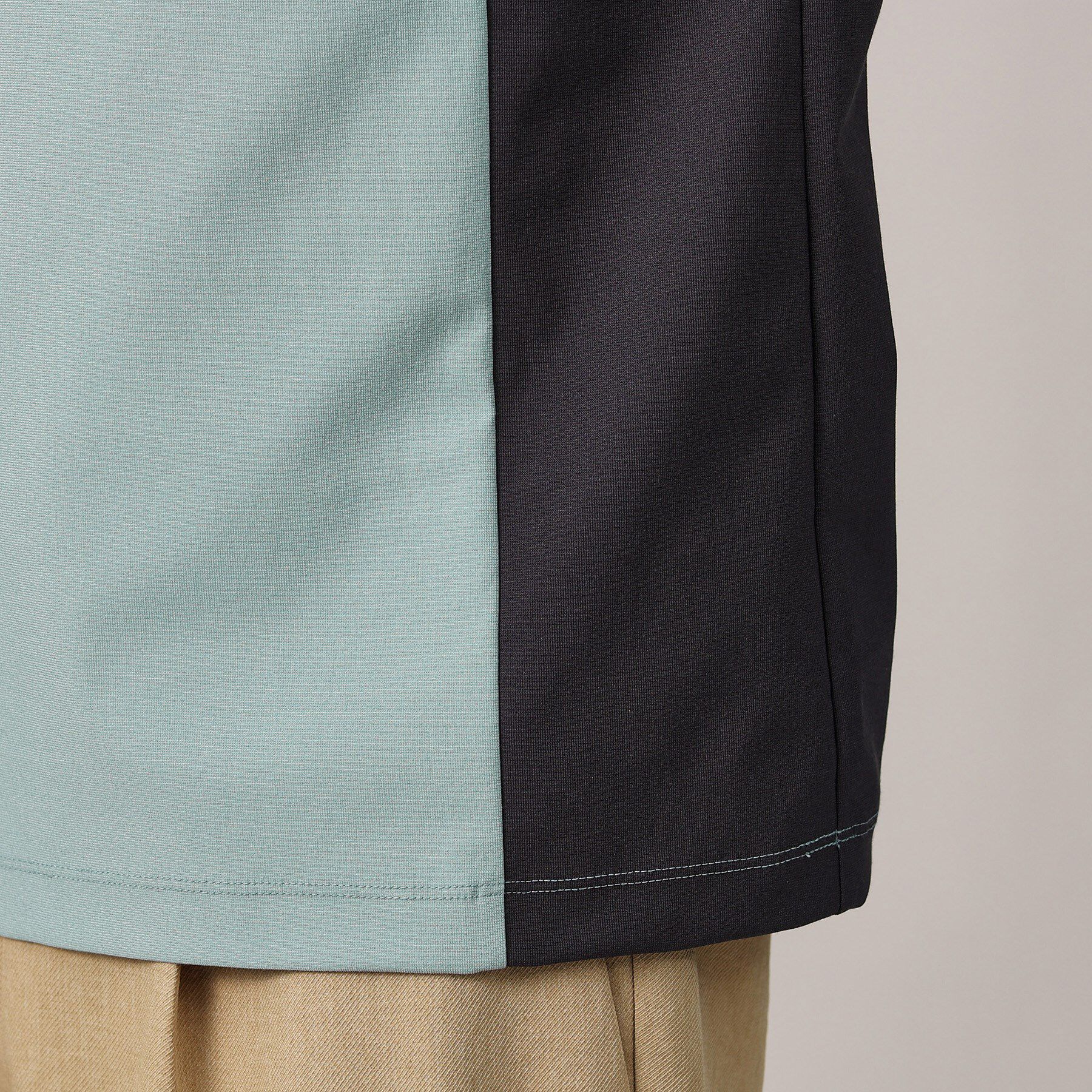 TAKEO KIKUCHI「【Sサイズ～】サイド切替え 半袖カットソー」|Tシャツ・カットソー|