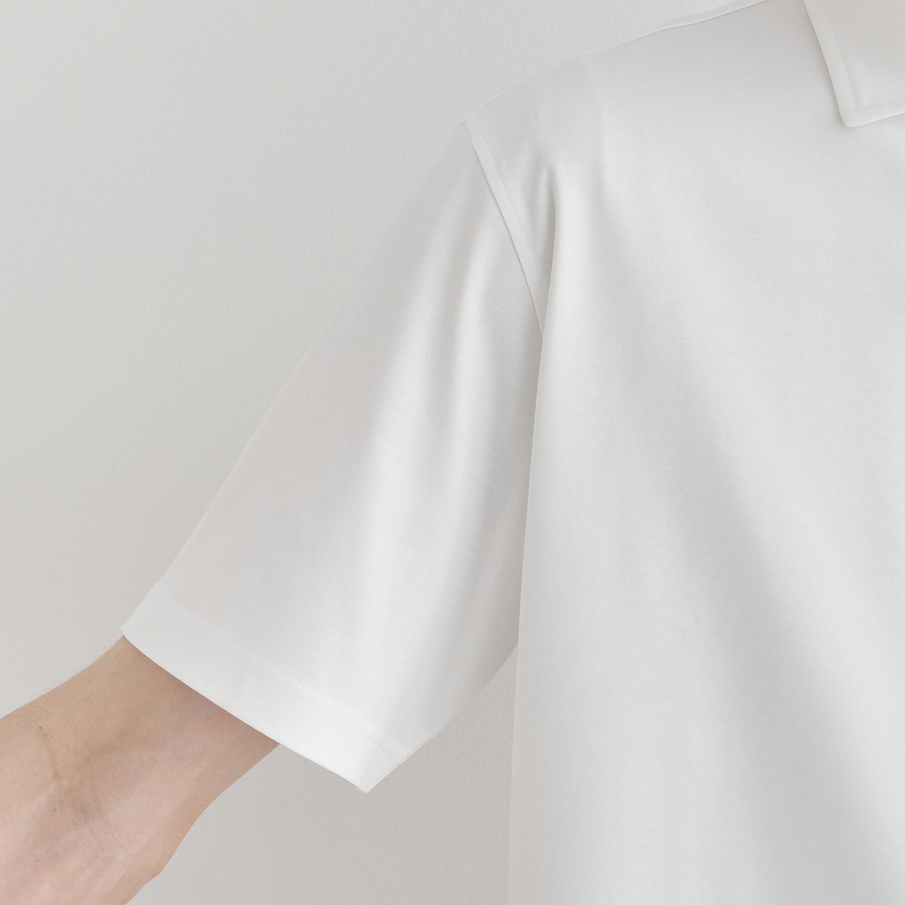 TAKEO KIKUCHI「【LIMITED】アイスクリアコットンポンチポロシャツ」|ポロシャツ|