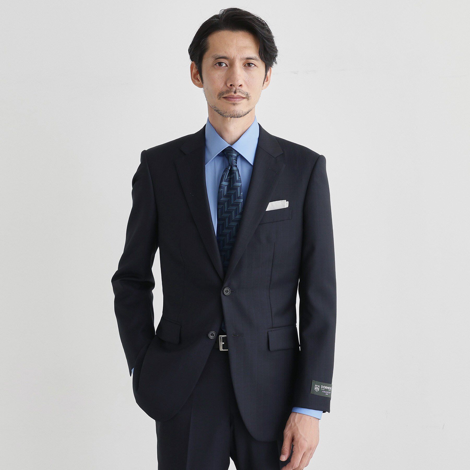 TAKEO KIKUCHI「オルタネートストライプ スーツ」|スーツ|ネイビー(094)