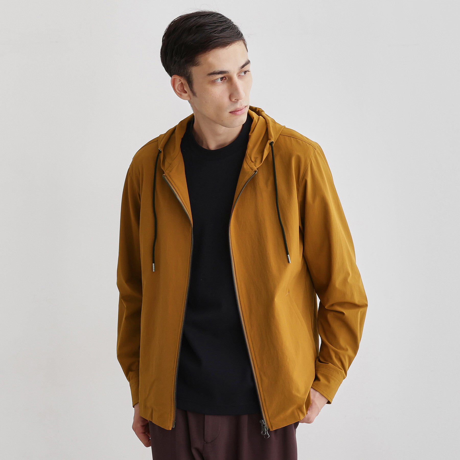 TAKEO KIKUCHI「【3D ナイロン ストレッチ】ジップアップ フードブルゾン」|ブルゾン・スタジャン|