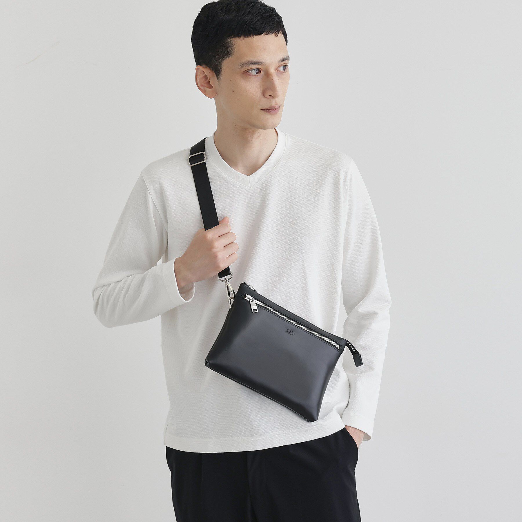 TAKEO KIKUCHI「アニリンレザー　２WAYクラッチ」|クラッチバッグ|