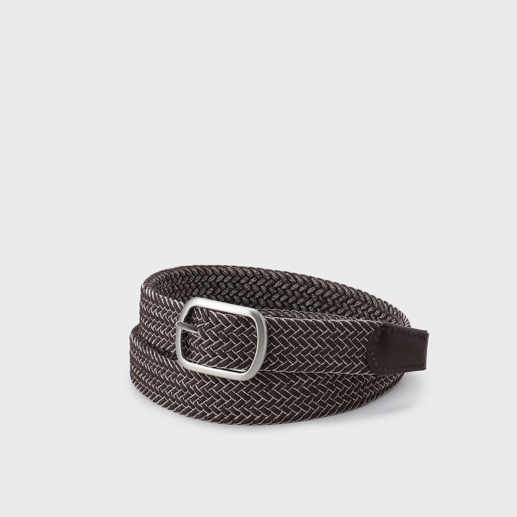 TAKEO KIKUCHI「メランジリバーシブルゴムメッシュベルト」|ベルト|ブラウン(543)