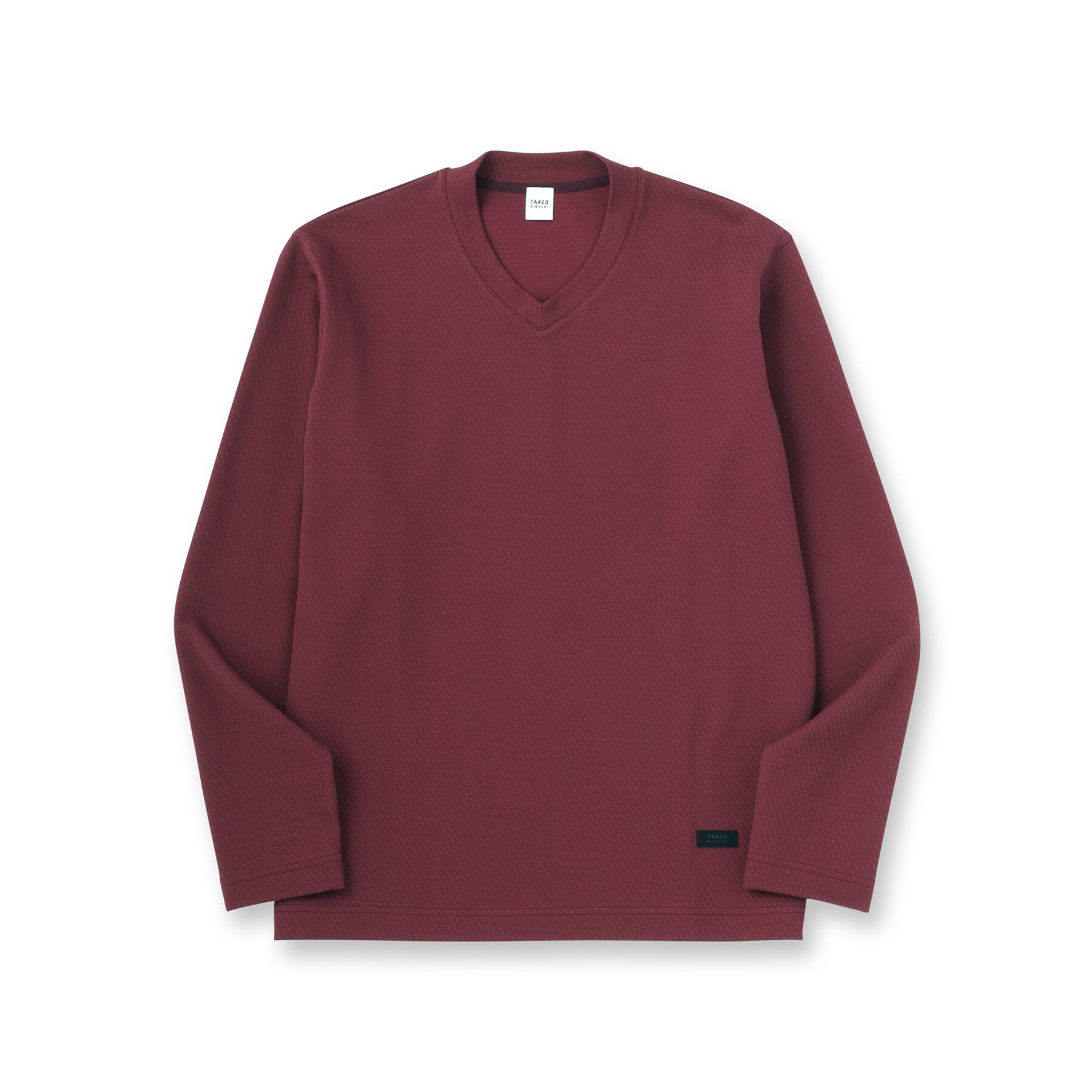 TAKEO KIKUCHI「【尾州織】ブリスタ Vネック カットソー」|Tシャツ・カットソー|