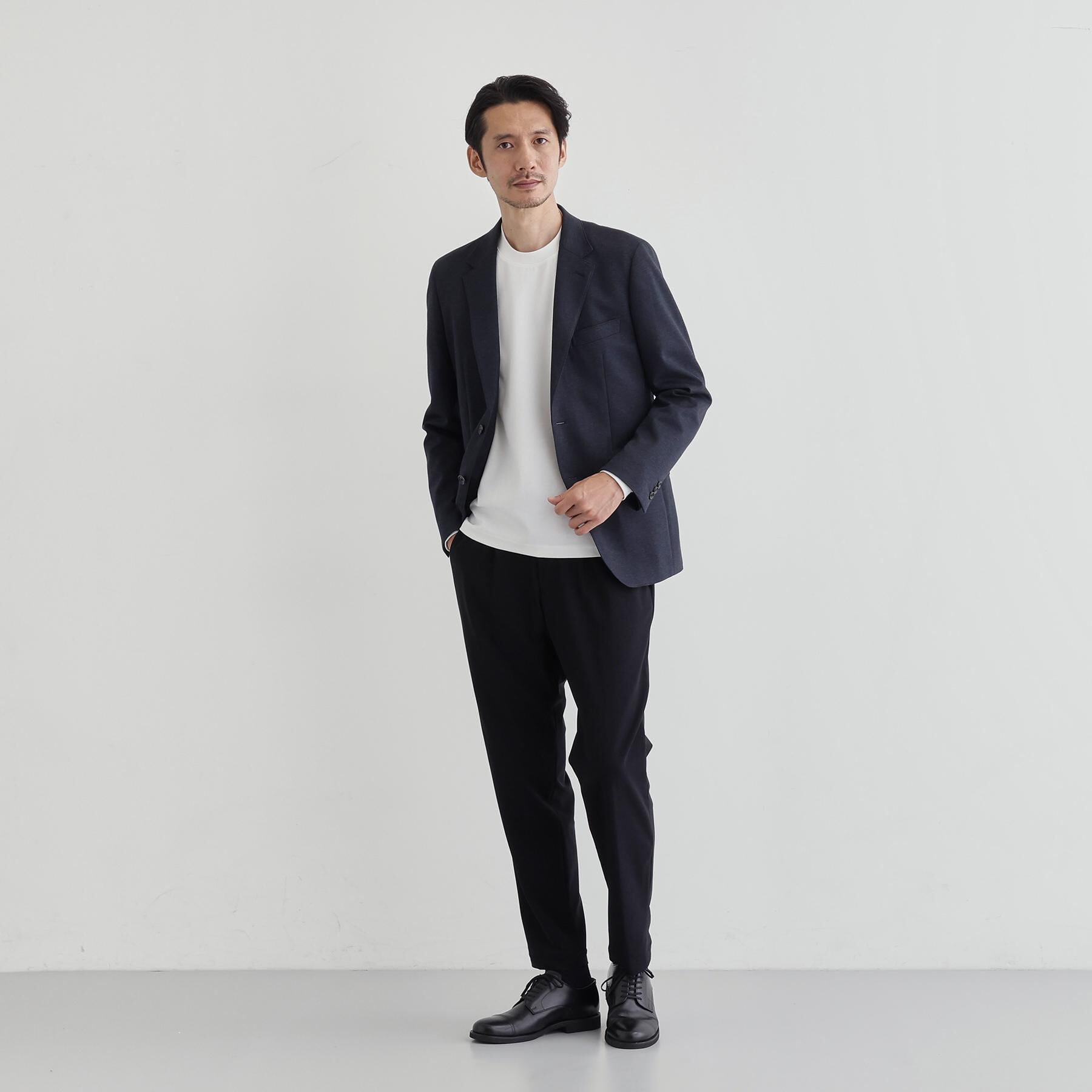 TAKEO KIKUCHI「ストレッチ テーラードＴシャツ」|Tシャツ・カットソー|