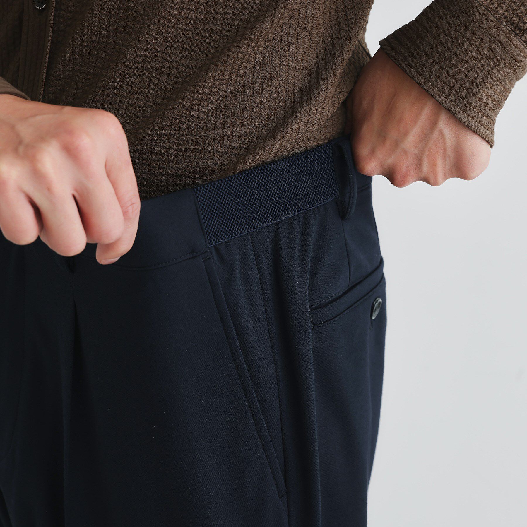 TAKEO KIKUCHI「サイドゴアウエスト スリム スラックス」|その他|