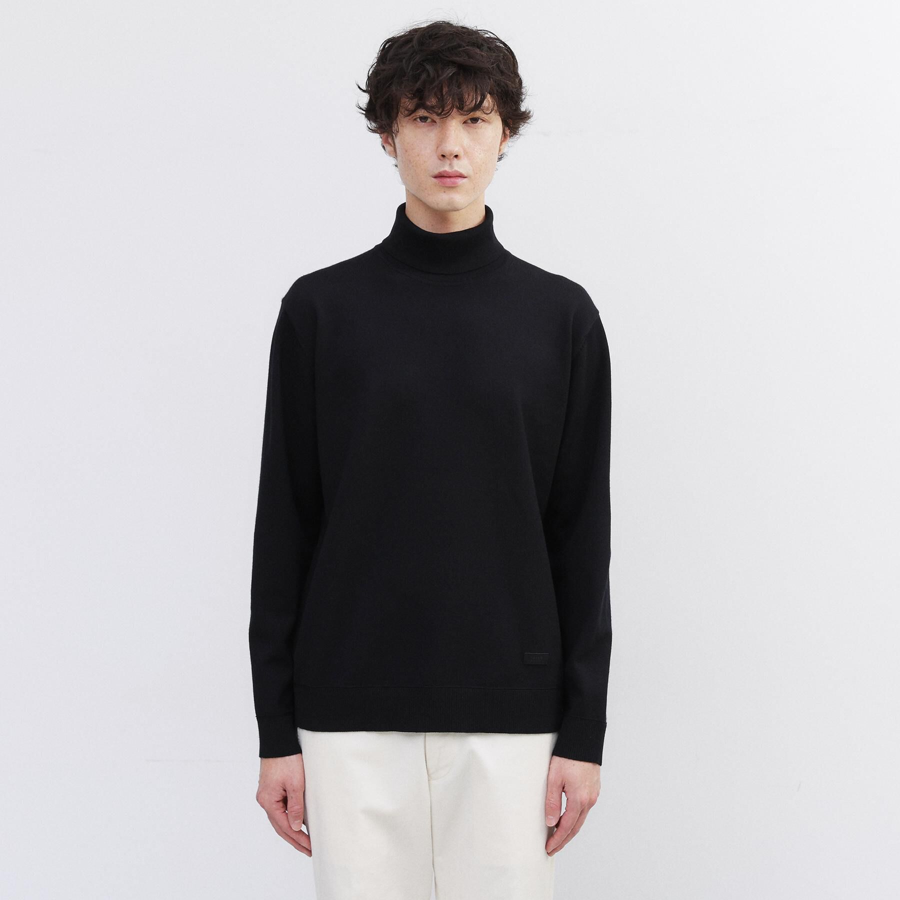 TAKEO KIKUCHI「アンチピリング タートルネック ニット」|ニット・セーター|