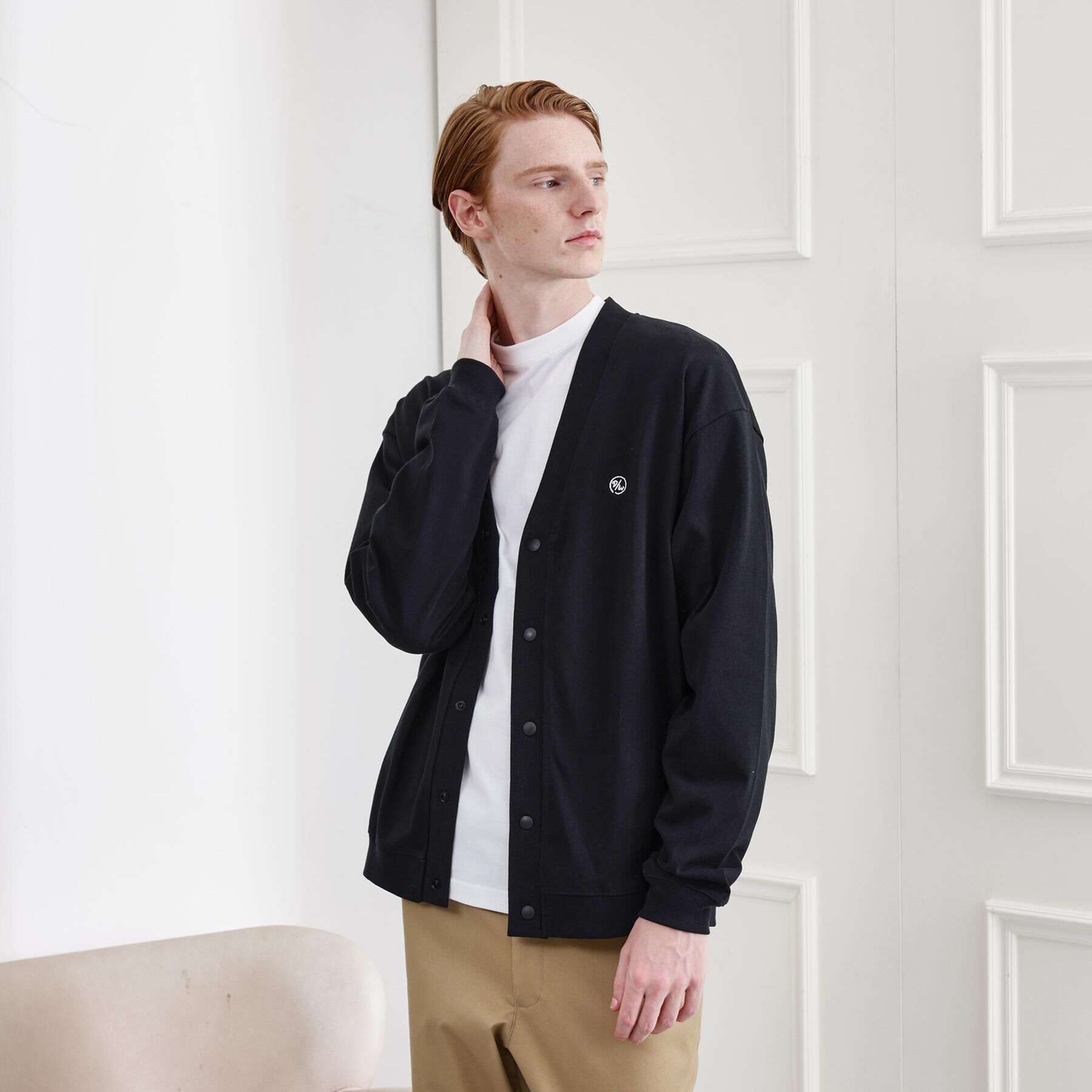 TAKEO KIKUCHI「【LIMITED】ワンポイント刺繍スウェットカーディガン」|カーディガン|