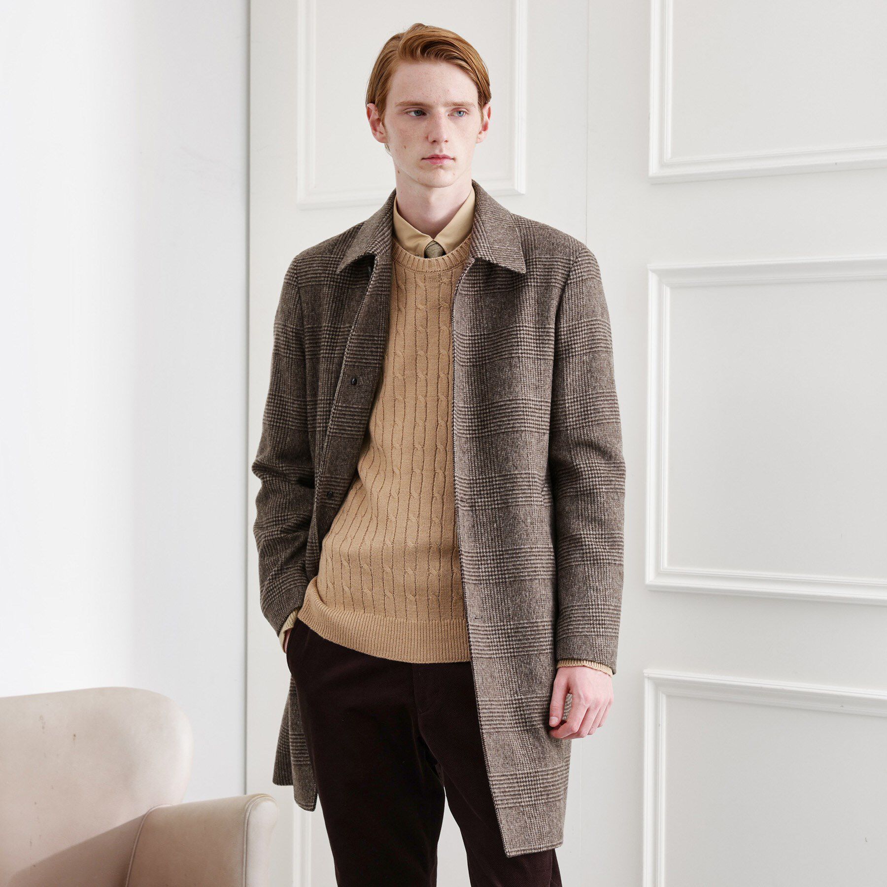 TAKEO KIKUCHI「【LIMITED】ウール混ステンカラーコート」|ステンカラーコート|