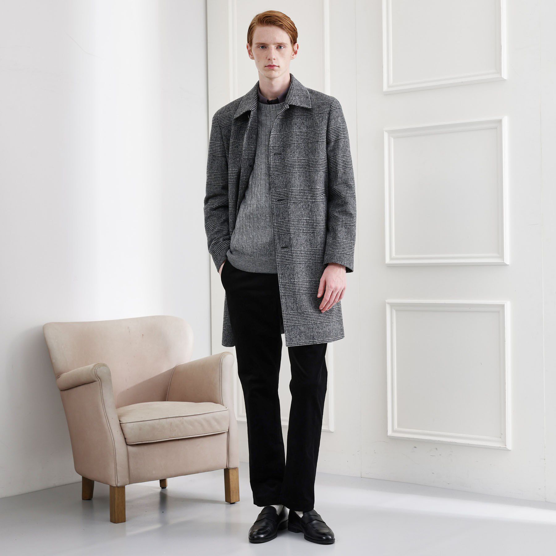 TAKEO KIKUCHI「【LIMITED】ウール混ステンカラーコート」|ステンカラーコート|